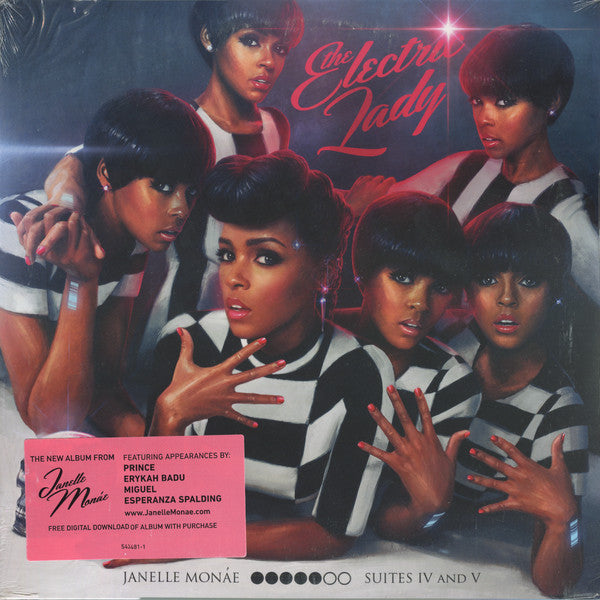 Janelle Monáe - The Electric Lady (2xLP Vinyl Album) - Near Mint (NM/M) Condition - Perfect for Music Collectors & Vinyl Enthusiasts - Great for Home Listening & Gifts