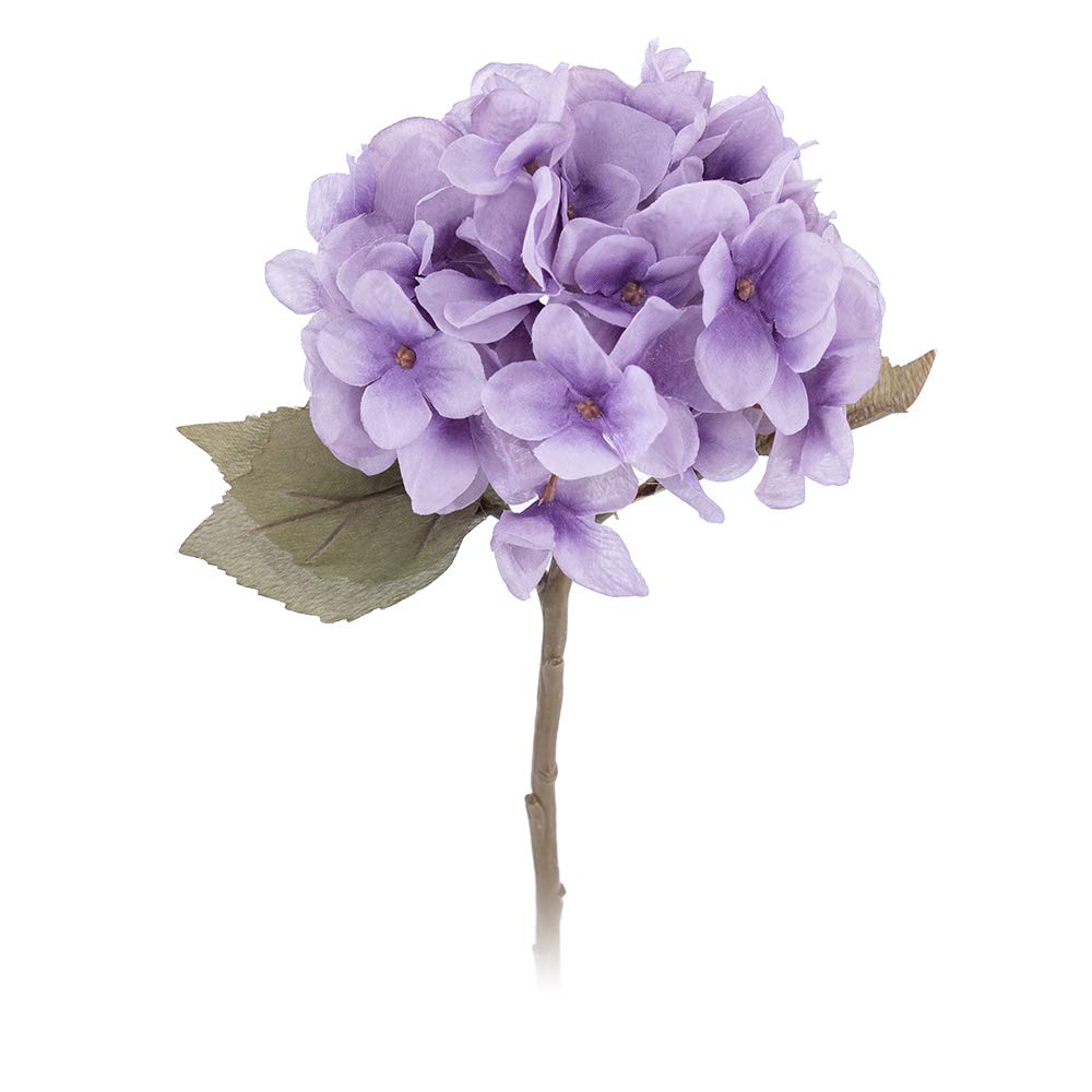 KAHAUL Artificial Silk Hydrangea Flowers with Stems - 4 Pack Purple Fake Flowers for Wedding Bouquets, Home Decor, Party, Baby Shower & Store Decoration | Perfect for Centerpieces, Table Arrangements & DIY Floral Projects