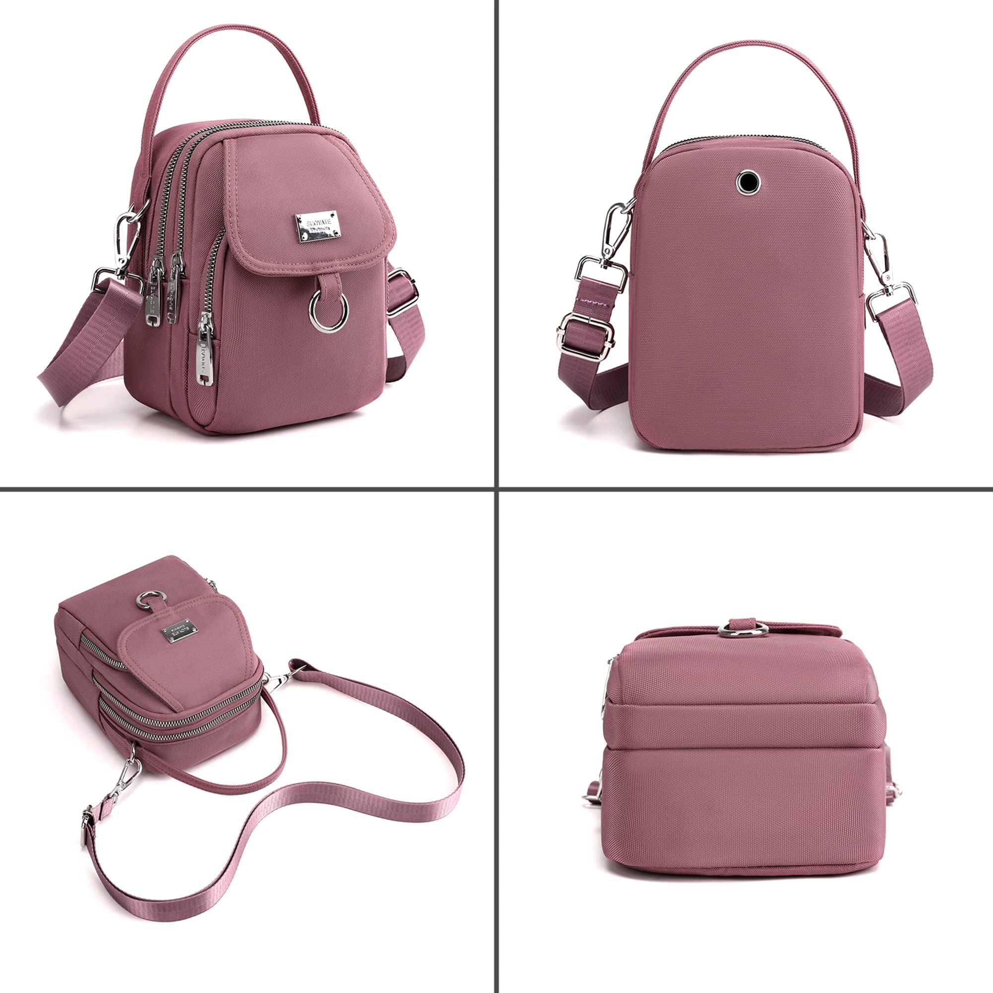 Cute Mini Crossbody Bag for Women - Lightweight Small Travel Shoulder Purse - Kawaii Aesthetic Handbag for Daily Use, Shopping & Travel