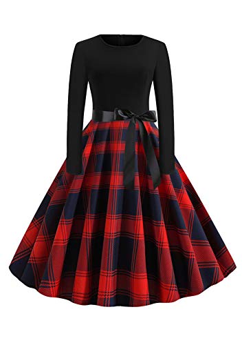 Round Neck, Red, Blue