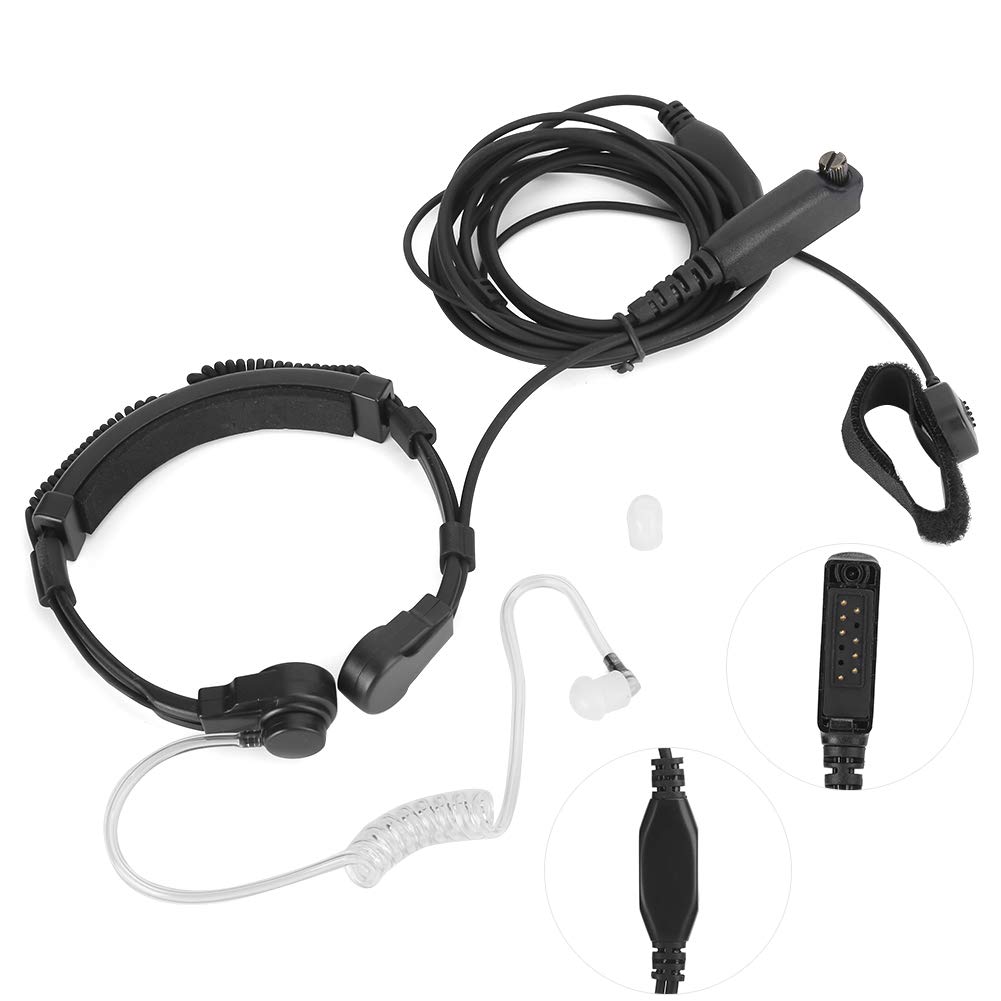 Wireless Throat Mic Headset - Bluetooth Earpiece with Heat Conduction Technology for Smartphones - Perfect for Gaming, Security Work & Hands-Free Communication