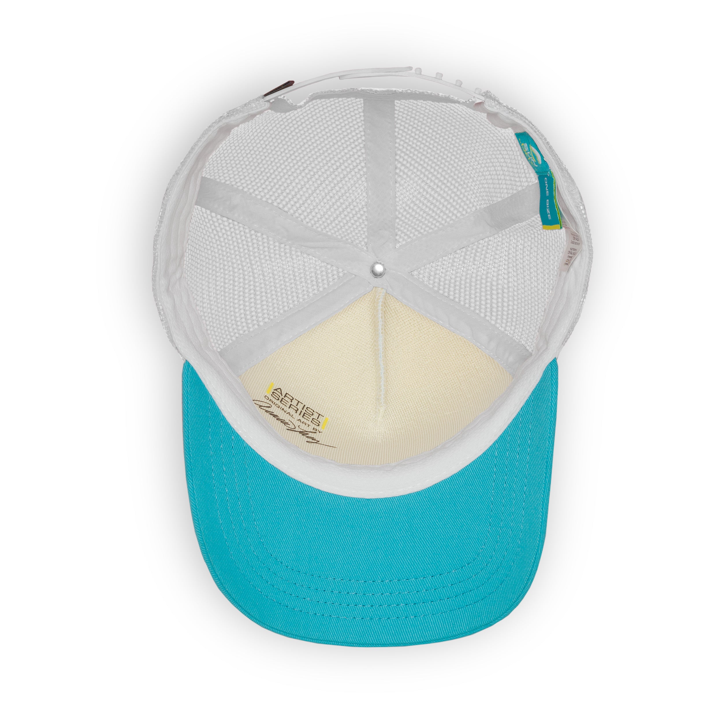 Kids' Sea Turtle Trucker Hat - Adjustable Snapback Cap for Boys & Girls - Beach, Summer & Outdoor Activities