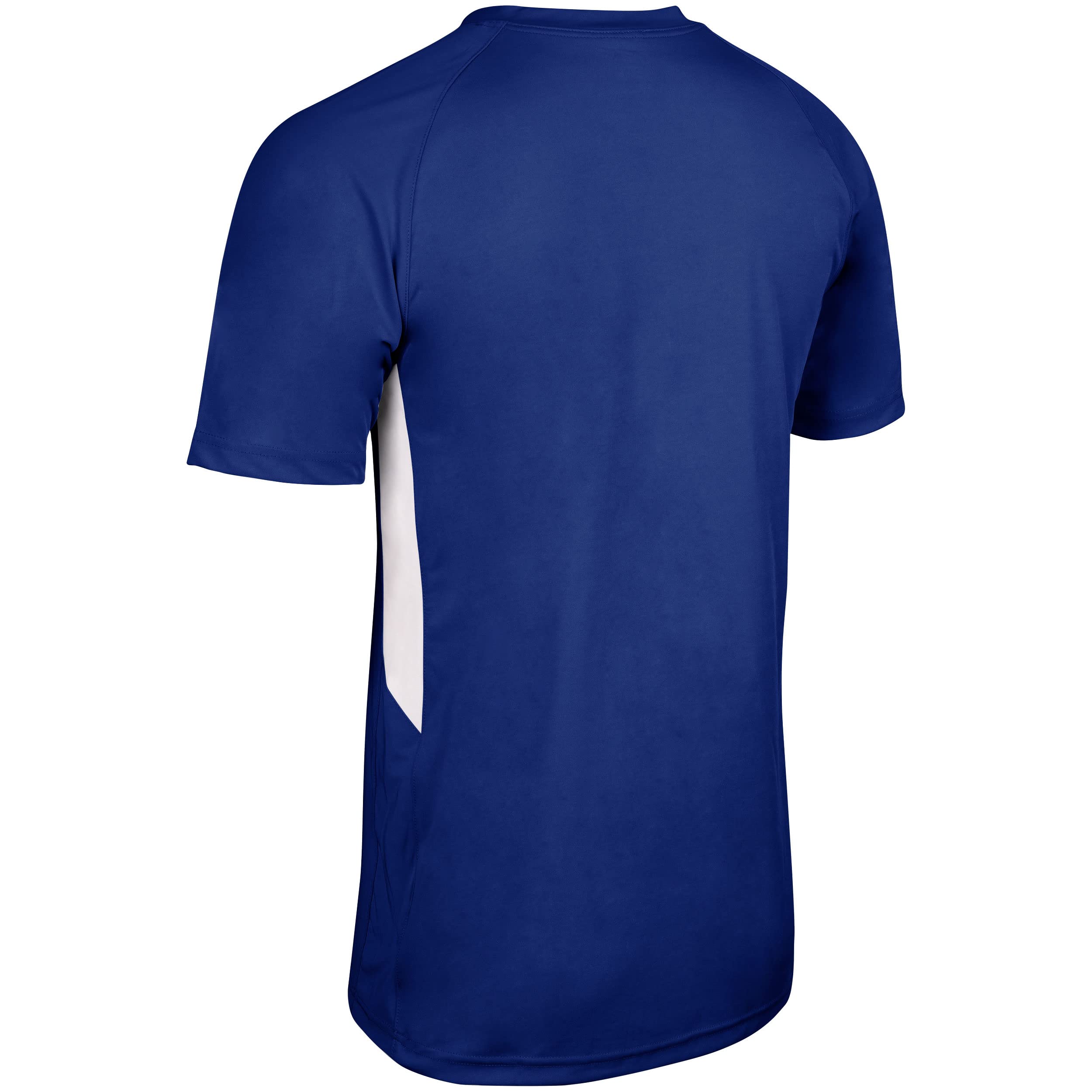 CHAMPRO Boys' Check Youth Baseball Jersey - Breathable & Durable Team Uniform for Little League, Practice & Games - Perfect for Baseball Tournaments & Youth Sports Events