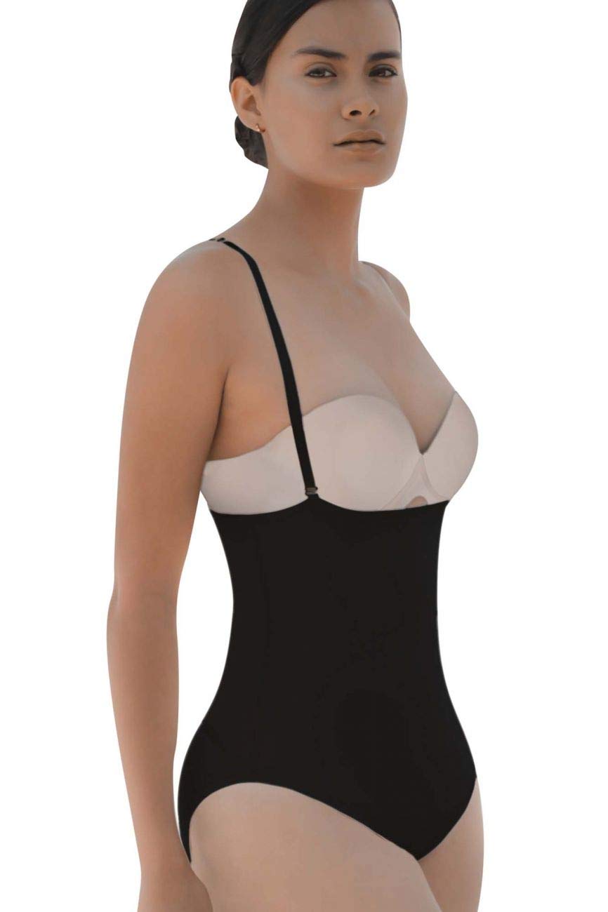 Vedette 5108 Strapless Body Shaper Butt Lifter Shapewear for Women - Black | Tummy Control & Waist Cincher | Perfect for Wedding, Party & Special Occasions