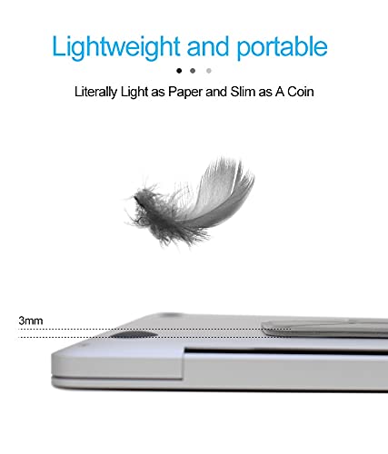 Mount Plus LS1 Flat Foldable Laptop Stand | Lightweight & Anti-Slide Portable Notebook Stand | Compatible with MacBook Air, Tablets & Laptops (Black) | Perfect for Home, Office & Travel Use