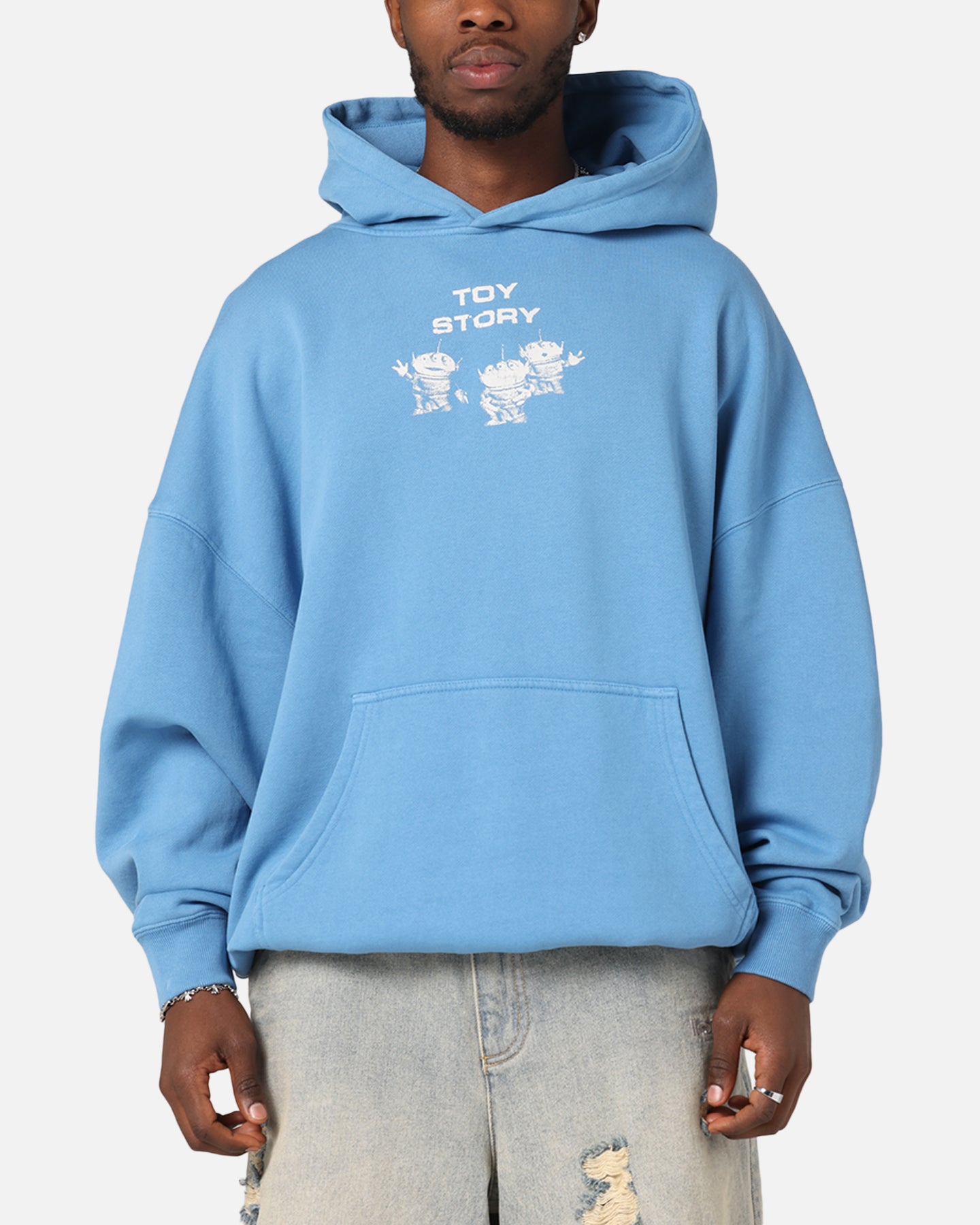 Disney Pixar Toy Story Premium Hoodie - Washed Blue - Official Licensed Merchandise - Perfect for Cosplay, Gifts & Casual Wear