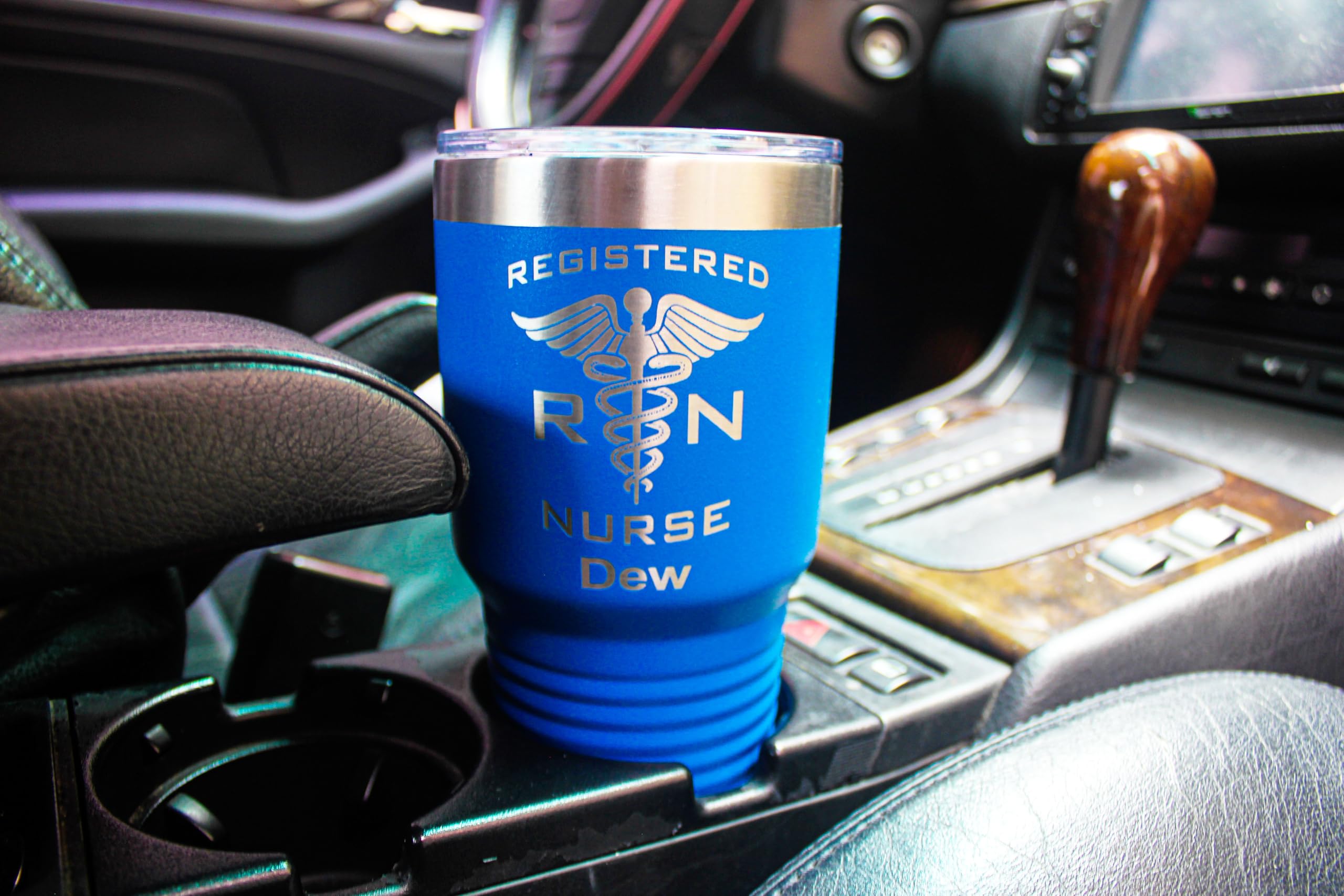 LaserGram 30oz Vacuum Insulated Stainless Steel Tumbler with Texas Come and Take It Flag Design - Personalized Engraved Dark Purple Travel Mug for Coffee, Tea & Cold Drinks - Perfect for Camping, Office & Outdoor Adventures