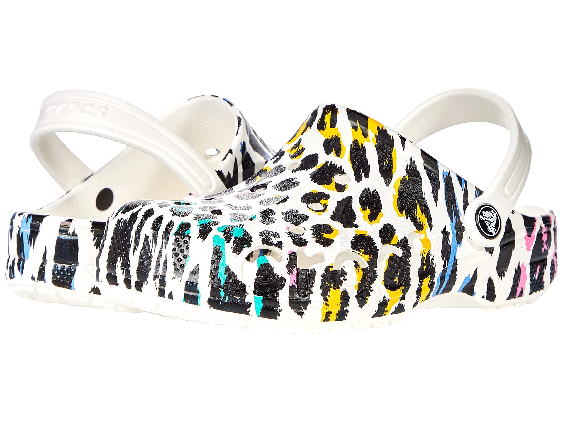 Crocs Unisex-Child Baya Graphic Tie-Dye Clog | Water Shoes for Toddlers & Kids | Beach, Pool & Outdoor Play Comfortable Slip-On Sandals