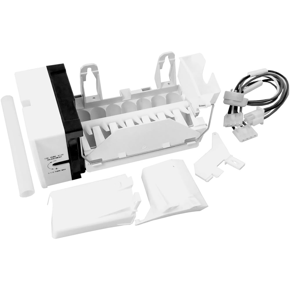 WR30X10044 Compatible Replacement Refrigerator Freezer Ice Maker - Perfect for Kitchen Appliance Repair & Home Maintenance