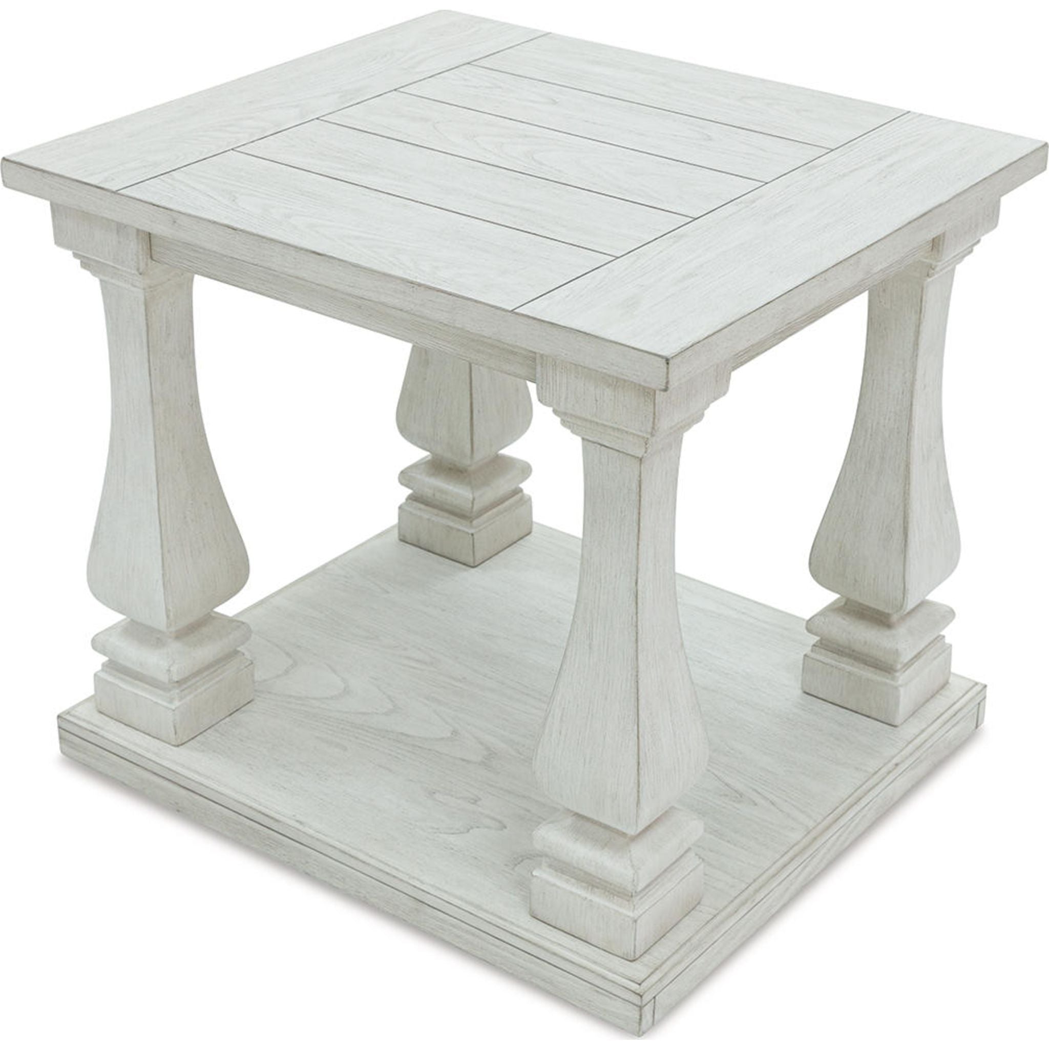 Arlendyne End Table - Antique White Nightstand for Bedroom, Living Room & Office | Small Side Table with Vintage Finish