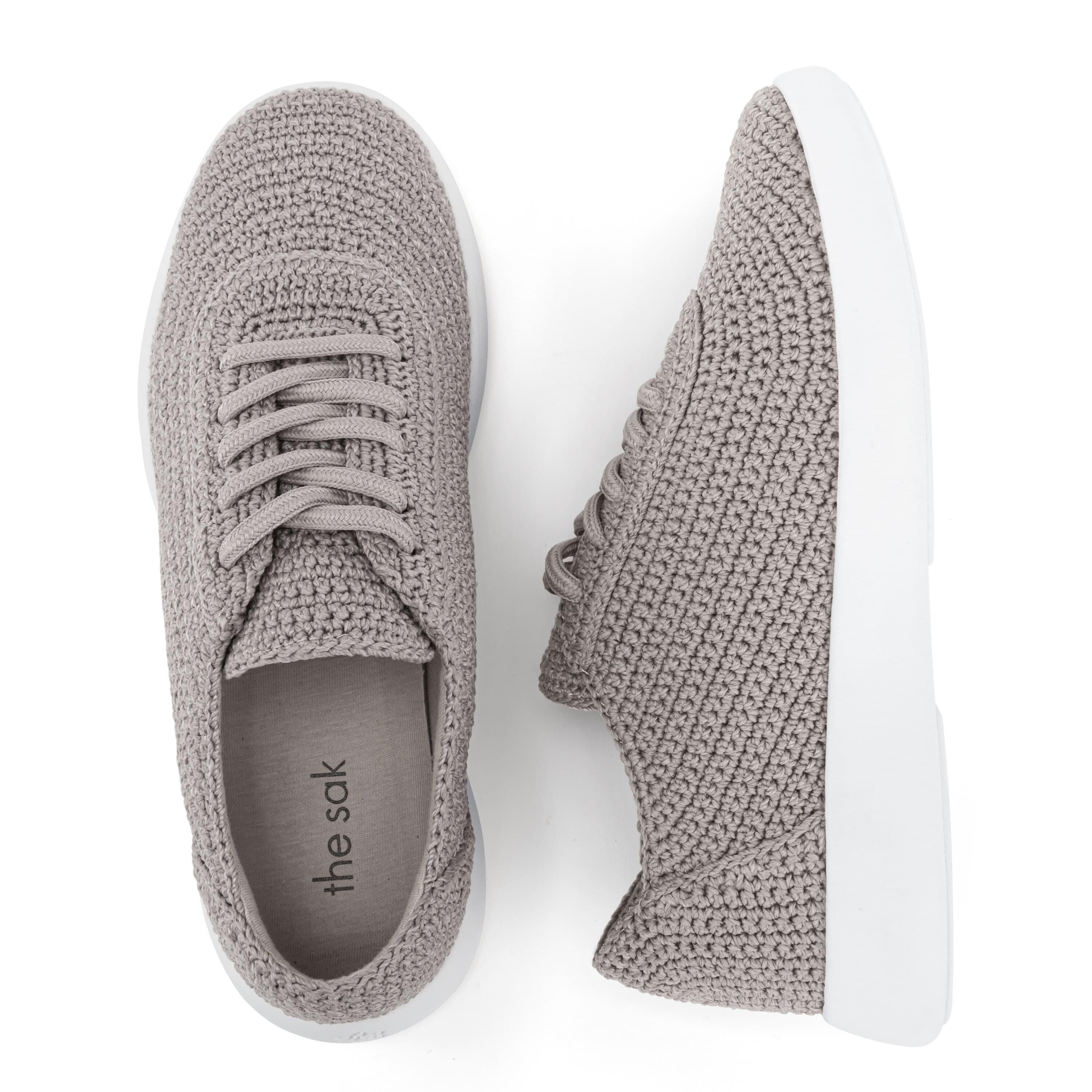 Asha Sneakers - Hand Crocheted Cloud Comfort Shoes for Women | Breathable Lightweight Walking Shoes | Perfect for Casual Wear, Yoga & Outdoor Activities
