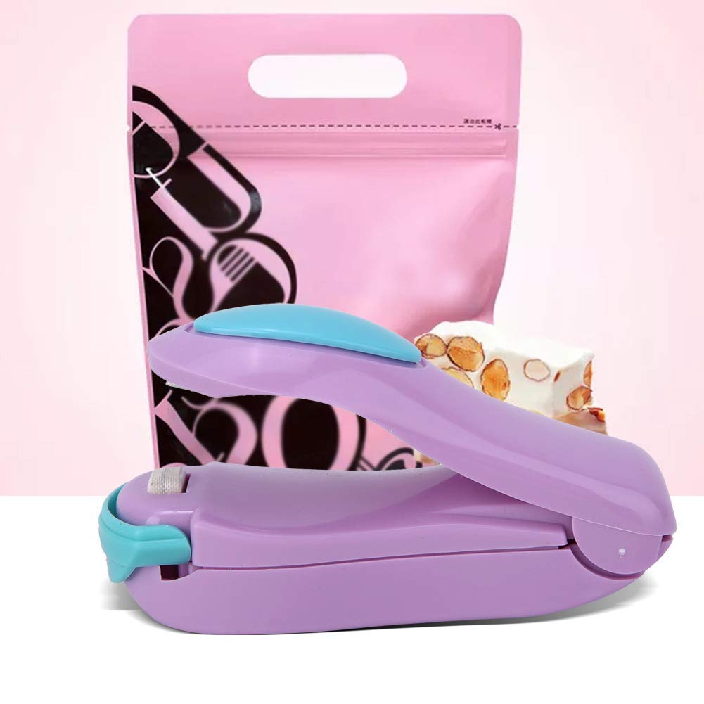 Portable Handheld Mini Electric Impulse Heat Sealer for Plastic Bags - Ideal for Food Storage, Packaging, and Home Organization