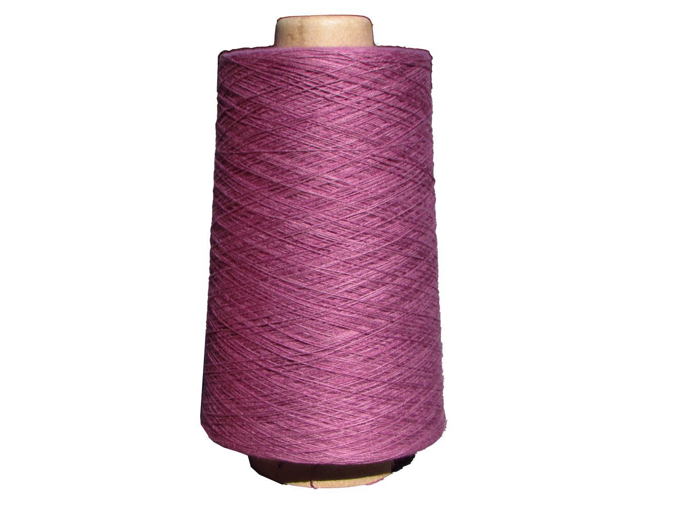 Organic Cotton Weaving Yarn - 1 Pound Cone - Eggplant Purple - Premium Soft Natural Fiber for Knitting, Crochet & DIY Crafts - Perfect for Handmade Scarves, Blankets & Home Decor