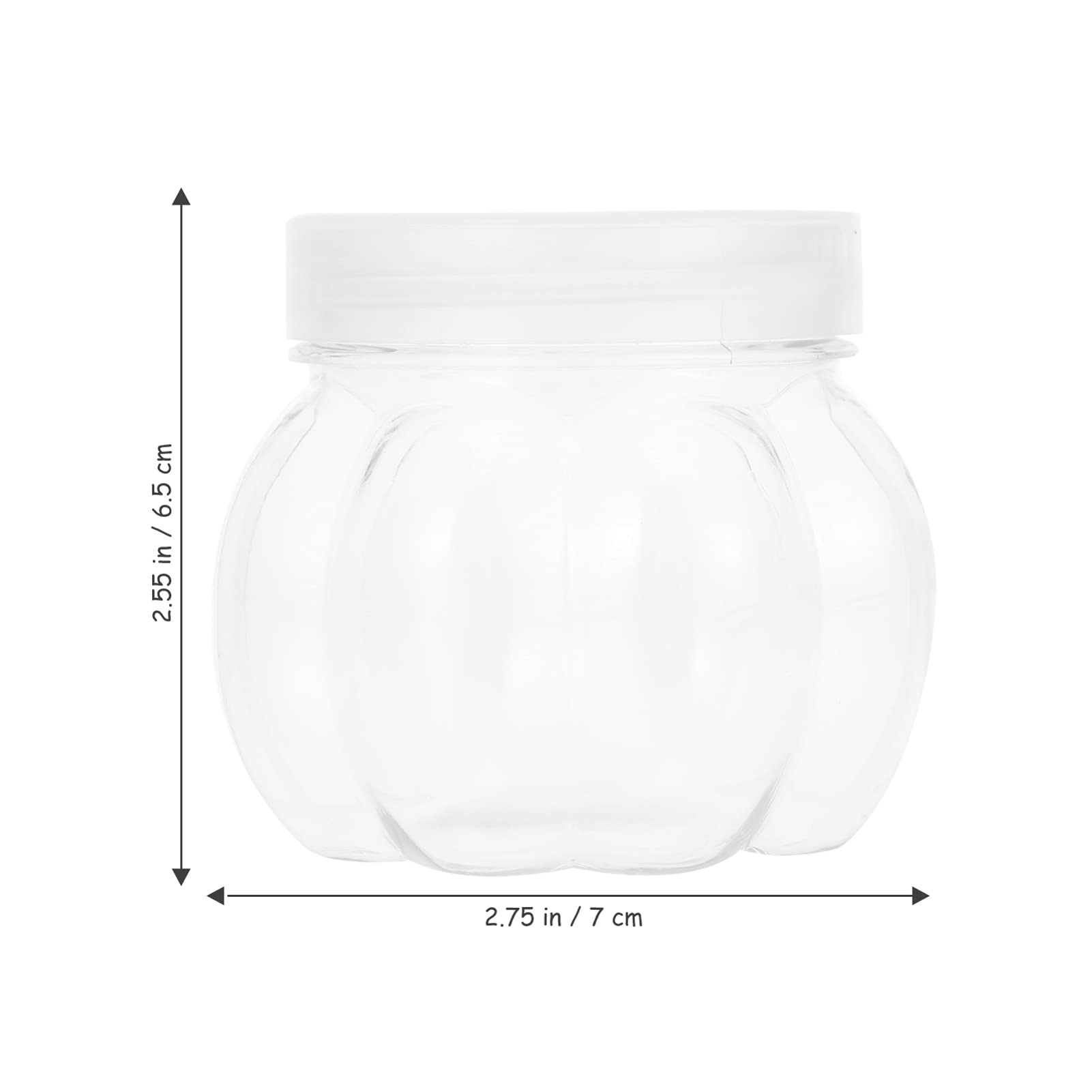 12-Piece Pumpkin-Shaped Cookie Jars Set with Airtight Lids – 150ml Plastic Food Storage Containers for Kitchen Counter, Candy Buffet & Dry Food Organization – Perfect for Cookies, Snacks, Baking Supplies & Party Decor