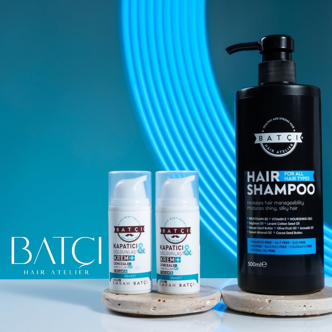 Best Liquid Hair Concealer & Volumizing Shampoo for Thinning Hair - Instant Root Touch Up & Hair Growth Treatment for Men & Women - Perfect for Daily Use, Travel & Special Occasions