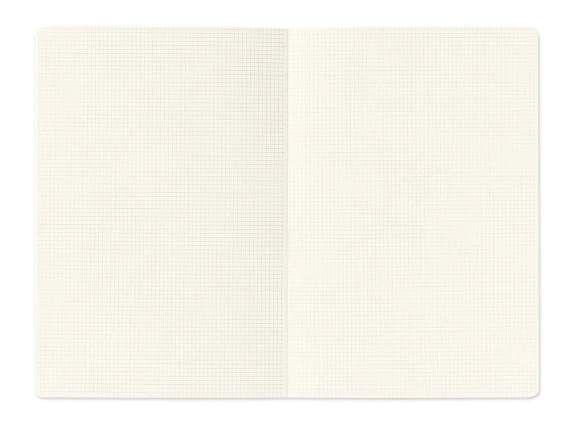 Midori Yuru Log Notebook B6 - 2x2 mm Grid Dot Grid Journal for Bullet Journaling, Sketching & Note Taking - Perfect for Students, Artists & Office Use
