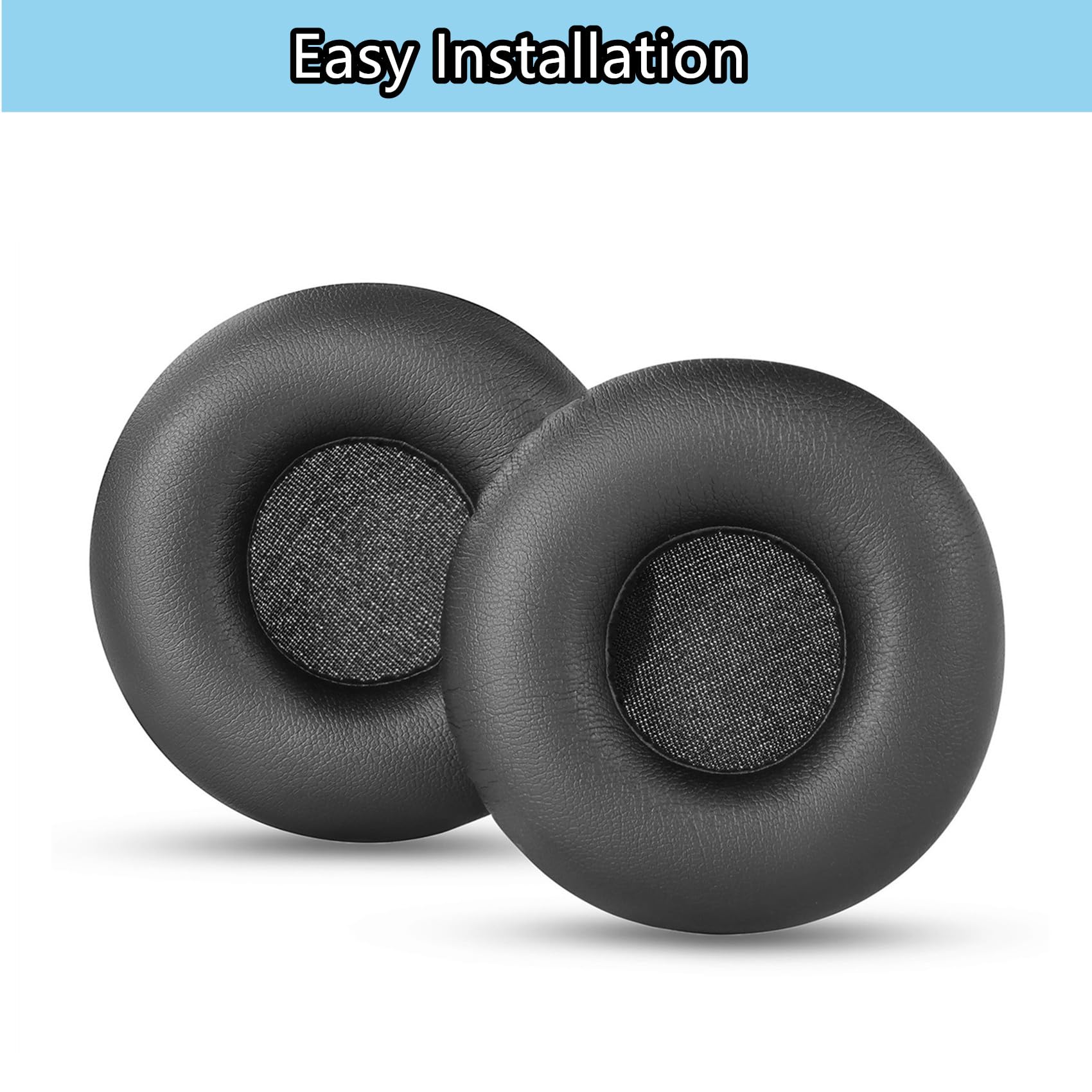 Logitech H820e H650e Wireless Headset Replacement Ear Pads - Premium Memory Foam Cushions for Enhanced Comfort (Compatible with USB PC Stereo Headsets) - Perfect for Office, Gaming & Call Center Use