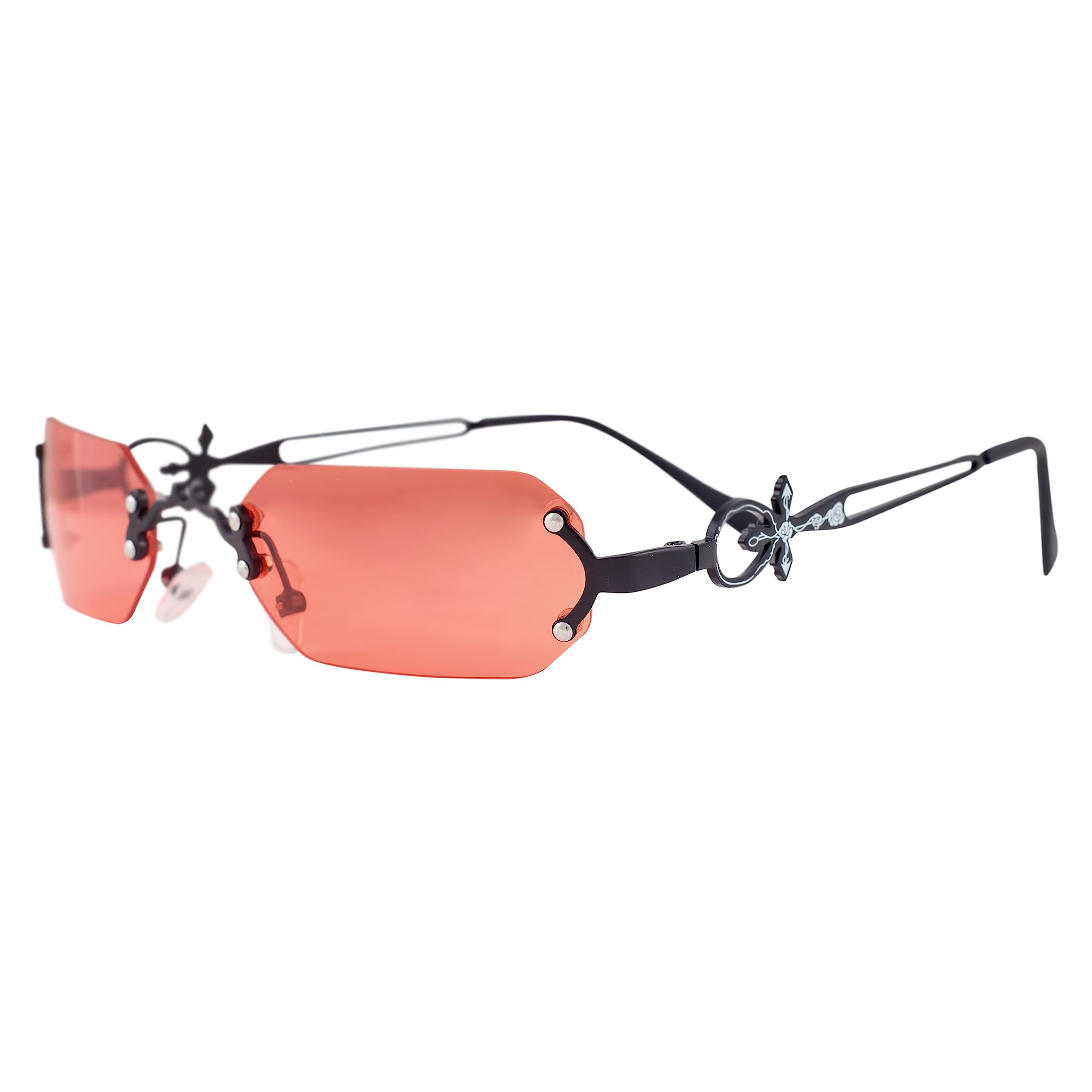 Vampire Gothic Glasses for Adults - Halloween Costume Accessory for Cosplay, Themed Parties & Gothic Fashion
