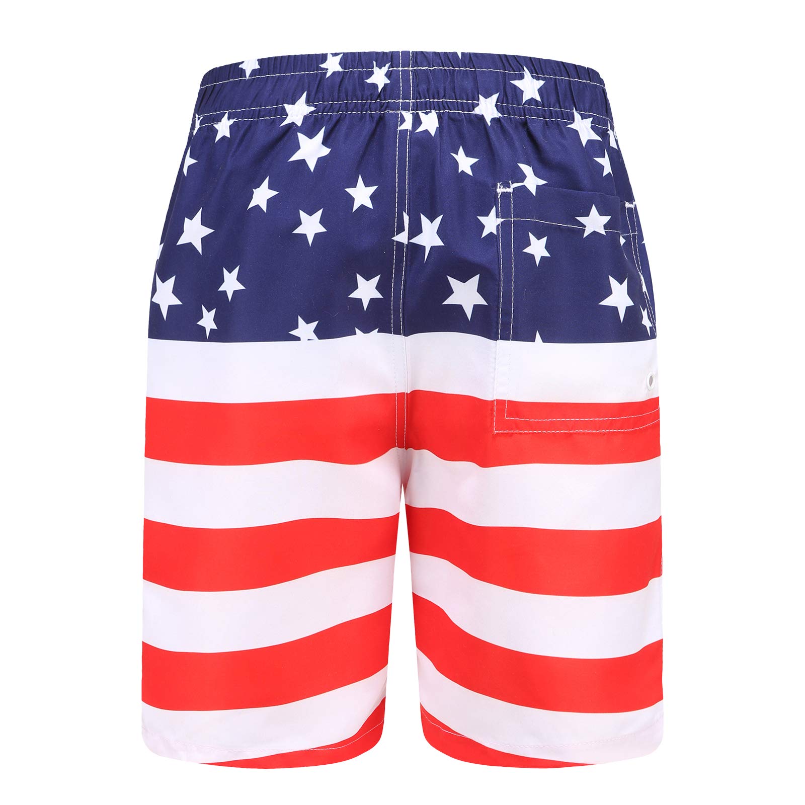 HowJoJo Boys' Dinosaur Swim Trunks - Quick Dry 3D Printed Swim Shorts with UPF 50+ Sun Protection - Perfect for Beach, Pool & Summer Water Activities
