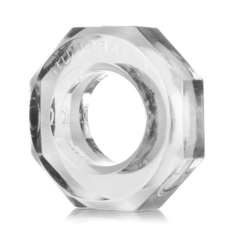 Oxballs Humpballs Clear Silicone Cock Ring - Comfortable Stretchy Penis Ring for Enhanced Pleasure & Erection Support - Perfect for Couples Play & Solo Use