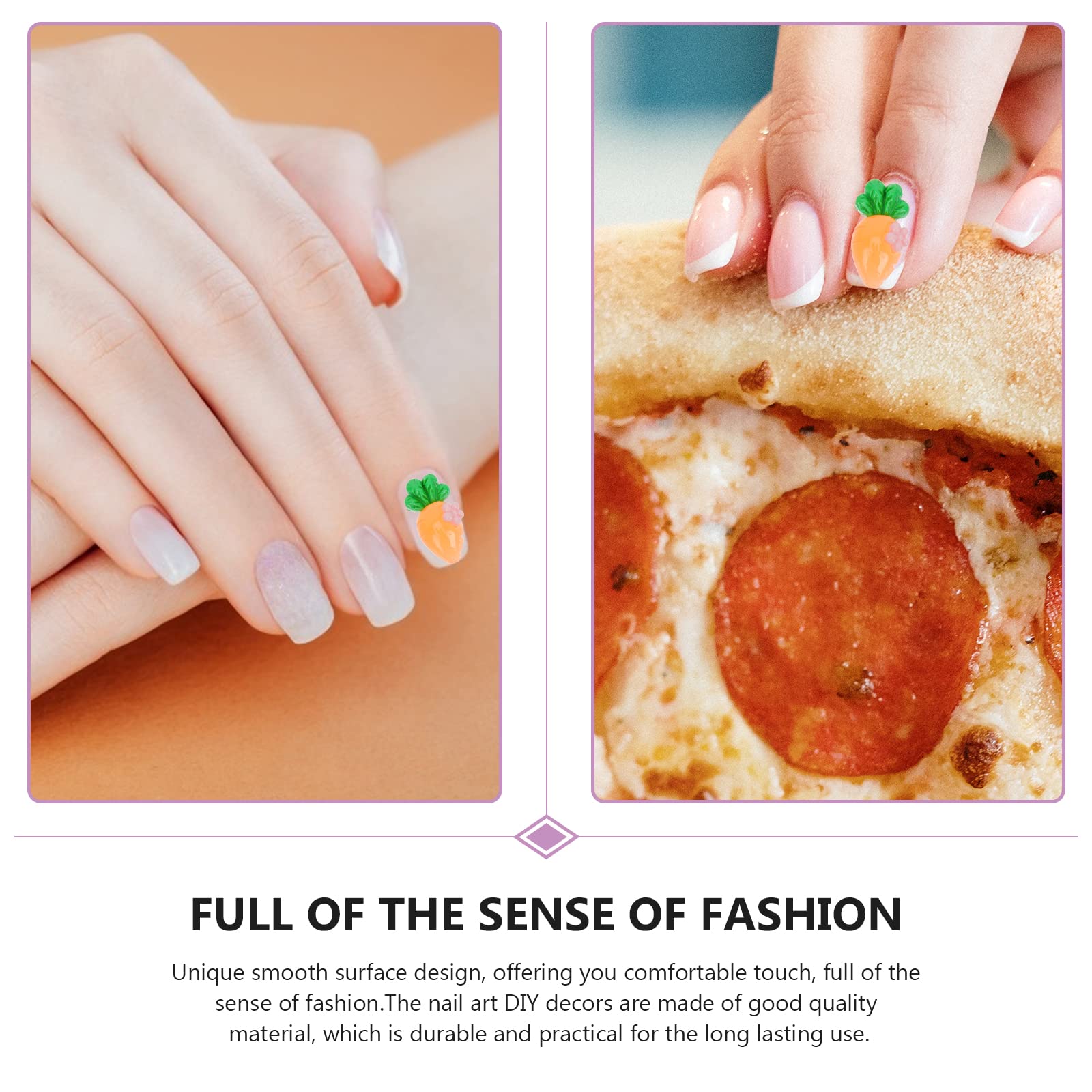 FOMIYES 30Pcs Cute Cartoon Nail Art Decorations - DIY Nail Stickers for Manicure, Nail Art Design - Perfect for Parties, Weddings, and Nail Salon Use