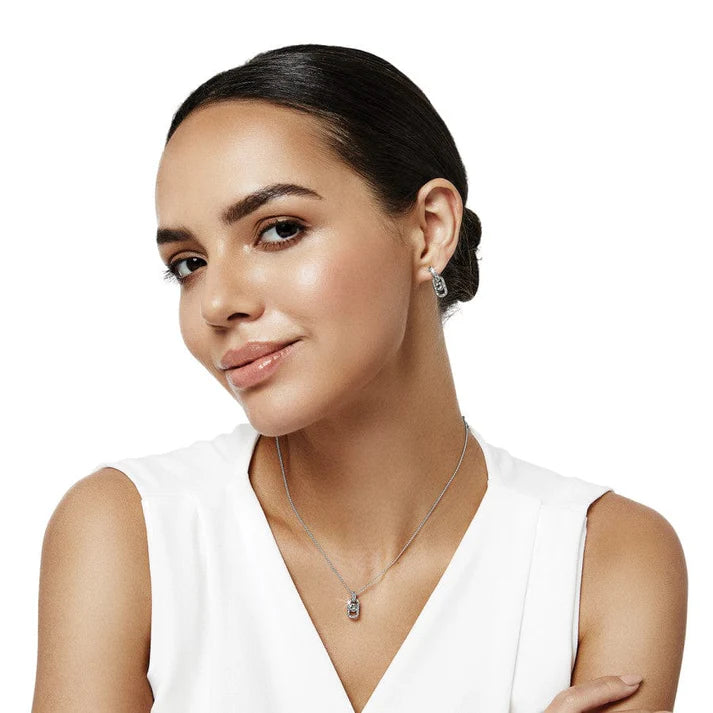 Brighton Illumina Lights Allure Petite Necklace - Silver Tone Elegant Pendant for Women | Perfect for Date Night, Wedding & Special Occasions