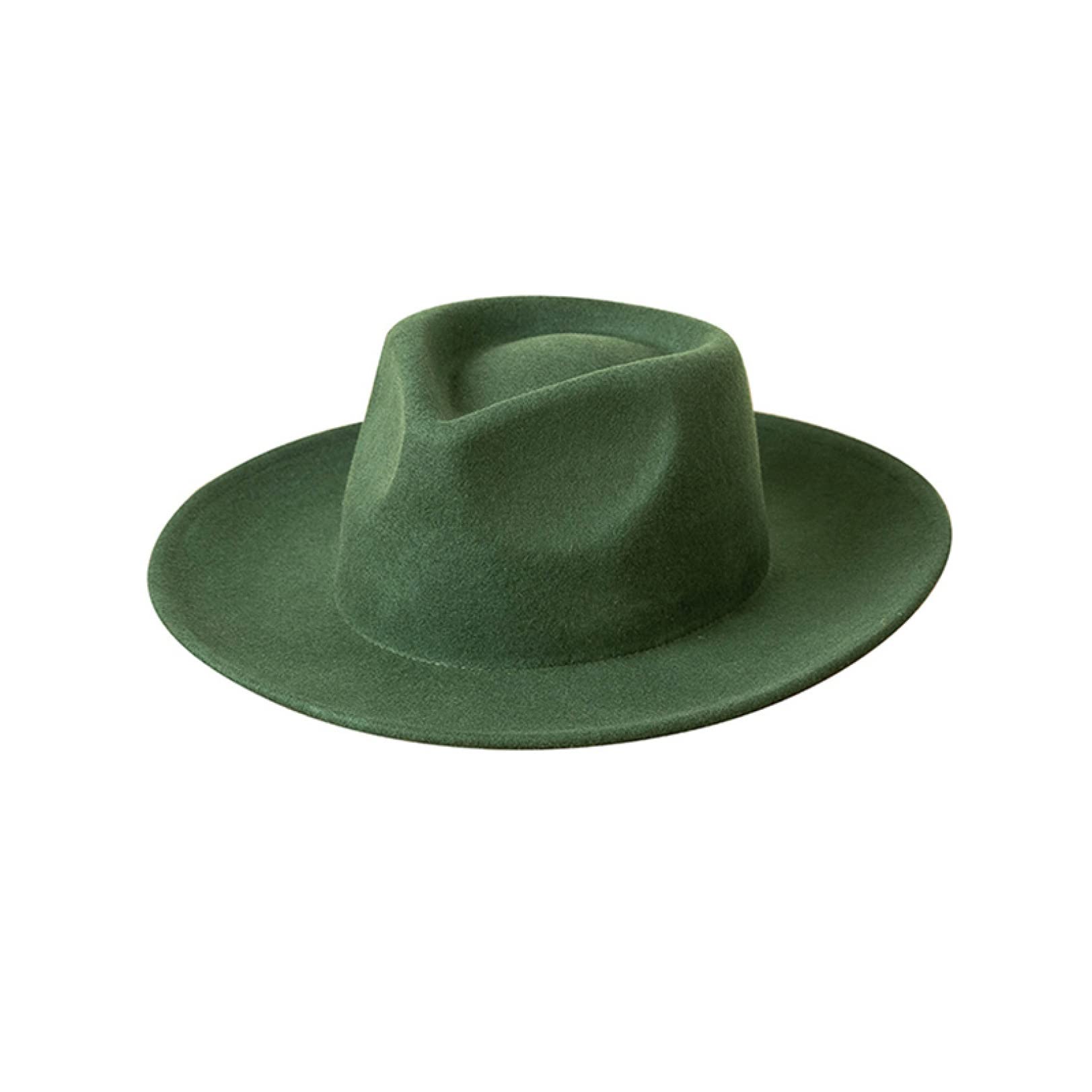 Stylish Wool Felt Fedora Hats for Women & Men - Classic Jazz Panama Caps with Bowler Design - Perfect for Outdoor Events, Concerts, and Fashion Outfits