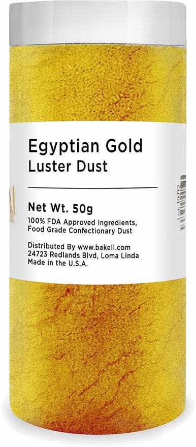 Christmas Collection Luster Dust Combo Pack A (12 PC SET) 50 Gram Jar - Edible Cake Decorating Dust for Holiday Baking, Cookies, Cupcakes & DIY Crafts