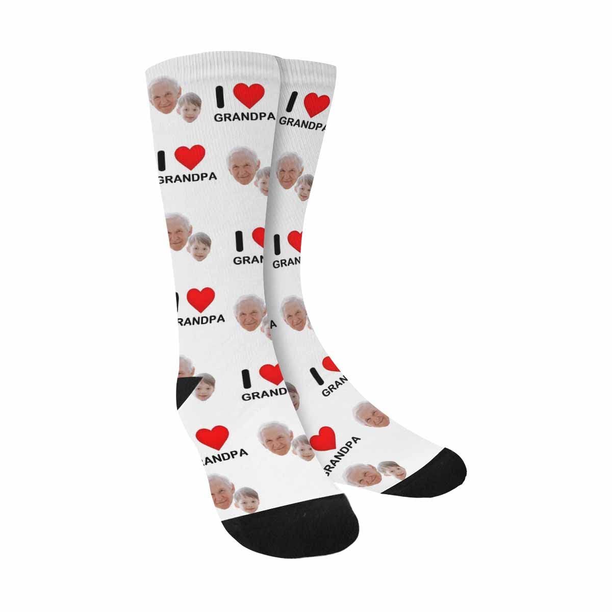 Custom Photo Socks - Personalized Pet Dog Face Crew Socks for Men & Women | Unique Gift for Couples, Family & Pet Lovers | Great for Holidays, Birthdays & Everyday Wear