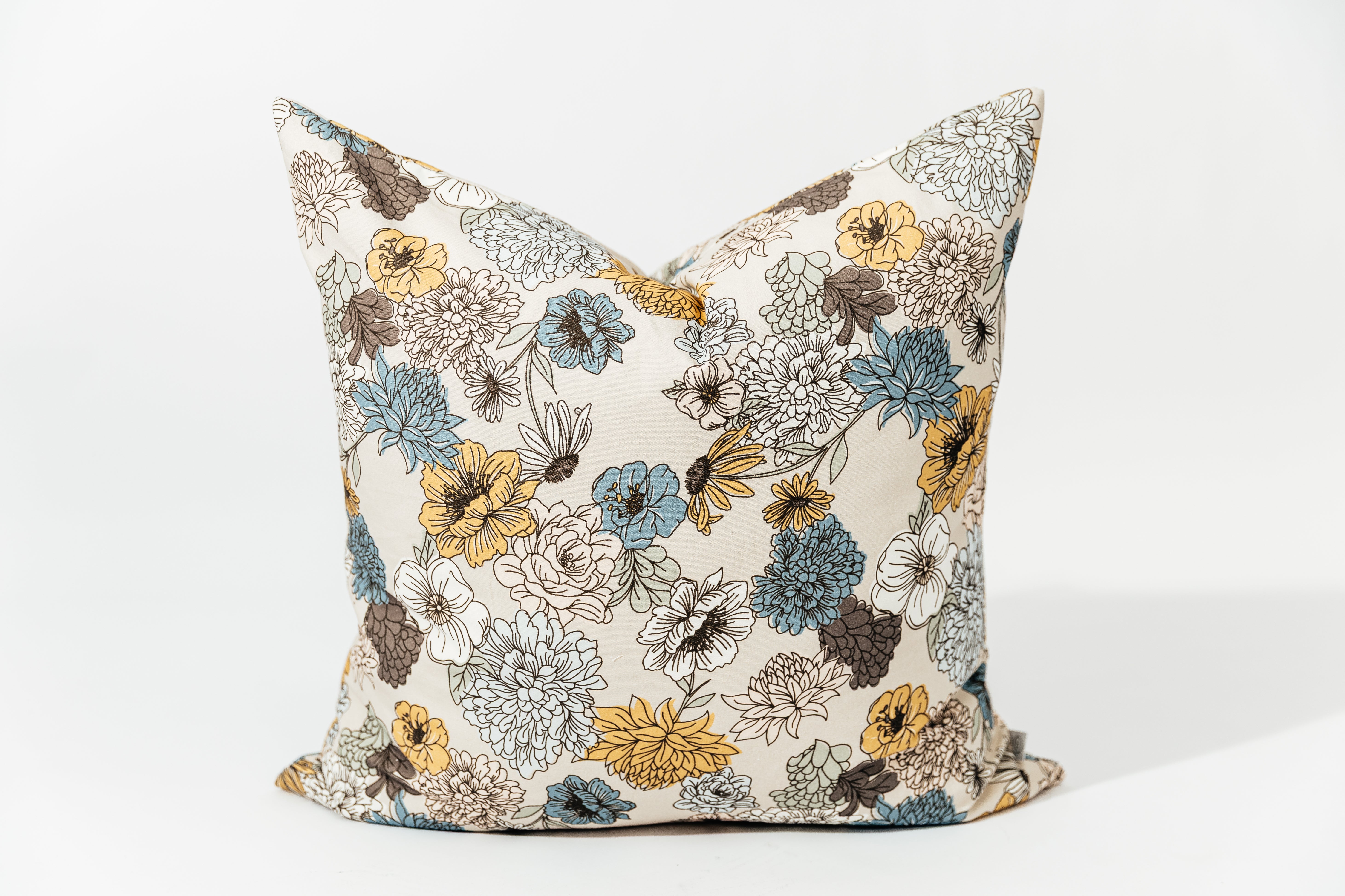 Victoria Luxe Euro Pillow Cover - Premium 100% Cotton Decorative Sham for Couch, Bed & Sofa - Elegant Home Decor for Living Room, Bedroom & Guest Room