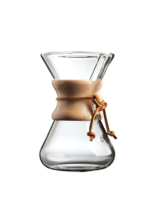 Chemex Five Cup Handblown Glass Coffee Maker - Perfect for Pour Over Brewing at Home or Office
