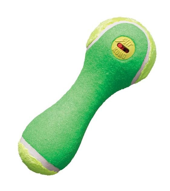 Kong Airdog Interactive Squeaker Rattle Dog Toy - Durable Chew Toy for Small & Large Dogs - Perfect for Fetch, Training & Playtime