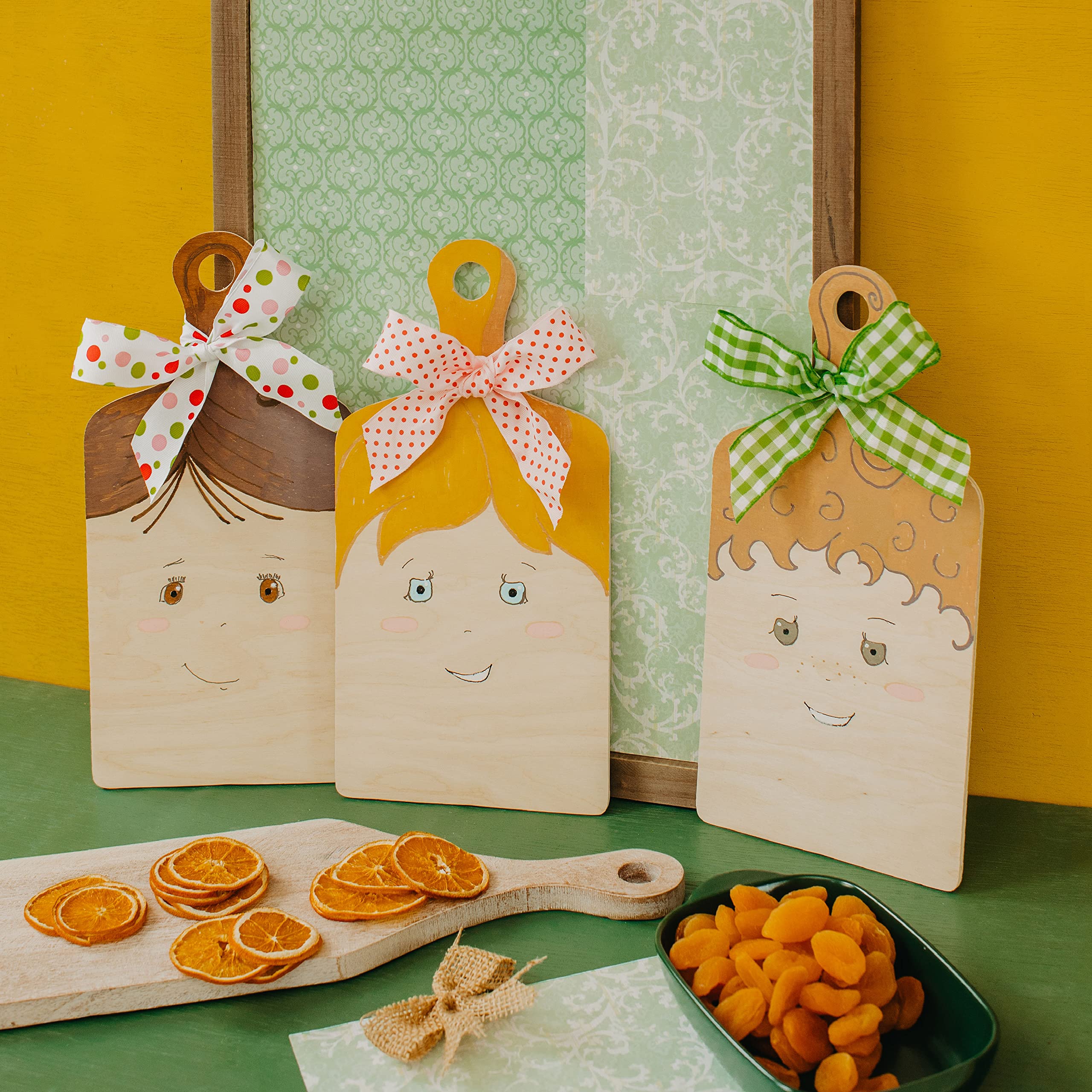 Premium Wooden Cutting Board Set - 12