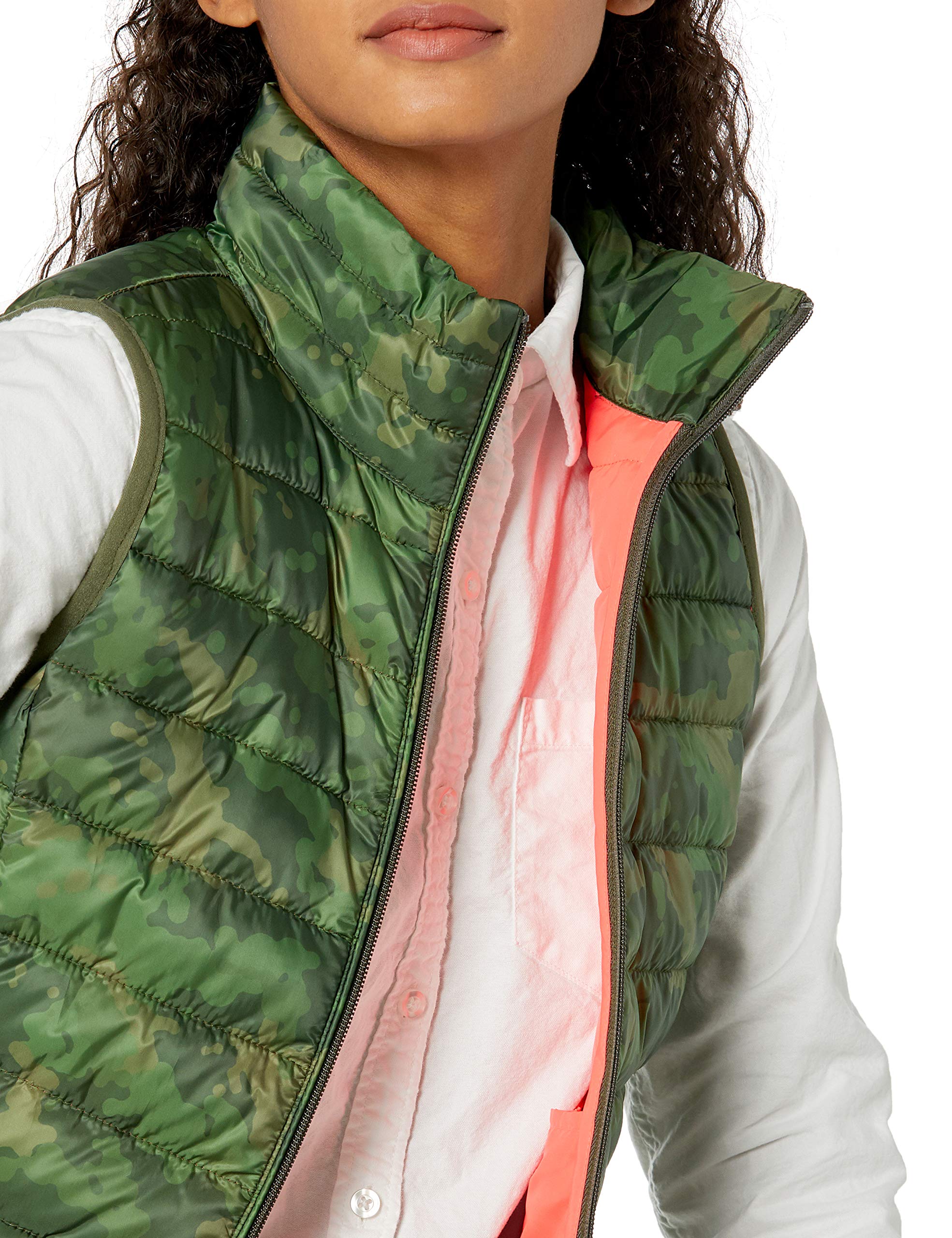 Amazon Essentials Women's Lightweight Water-Resistant Packable Puffer Vest - Warm Winter Jacket for Outdoor Activities, Hiking & Travel