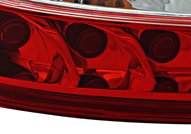 2013-2015 Nissan Sentra Tail Lights Lamps Set - Left & Right Side Replacement Pair - Enhance Nighttime Safety & Style for Sedan Driving