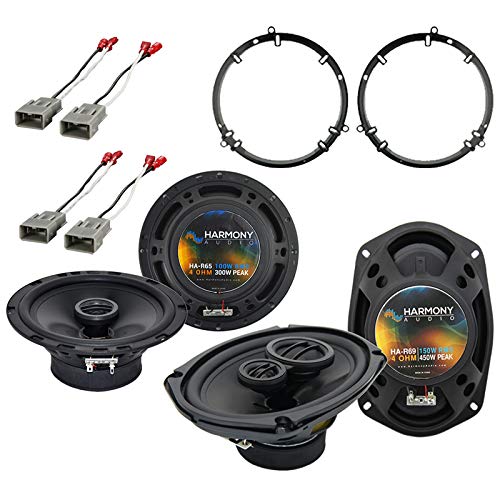 Harmony Audio HA-R65 & HA-R69 Speaker Replacement Kit for Honda Accord 1998-2002 - Direct Factory Fit Upgrade for Enhanced Car Audio System | Perfect for Daily Commutes & Road Trips