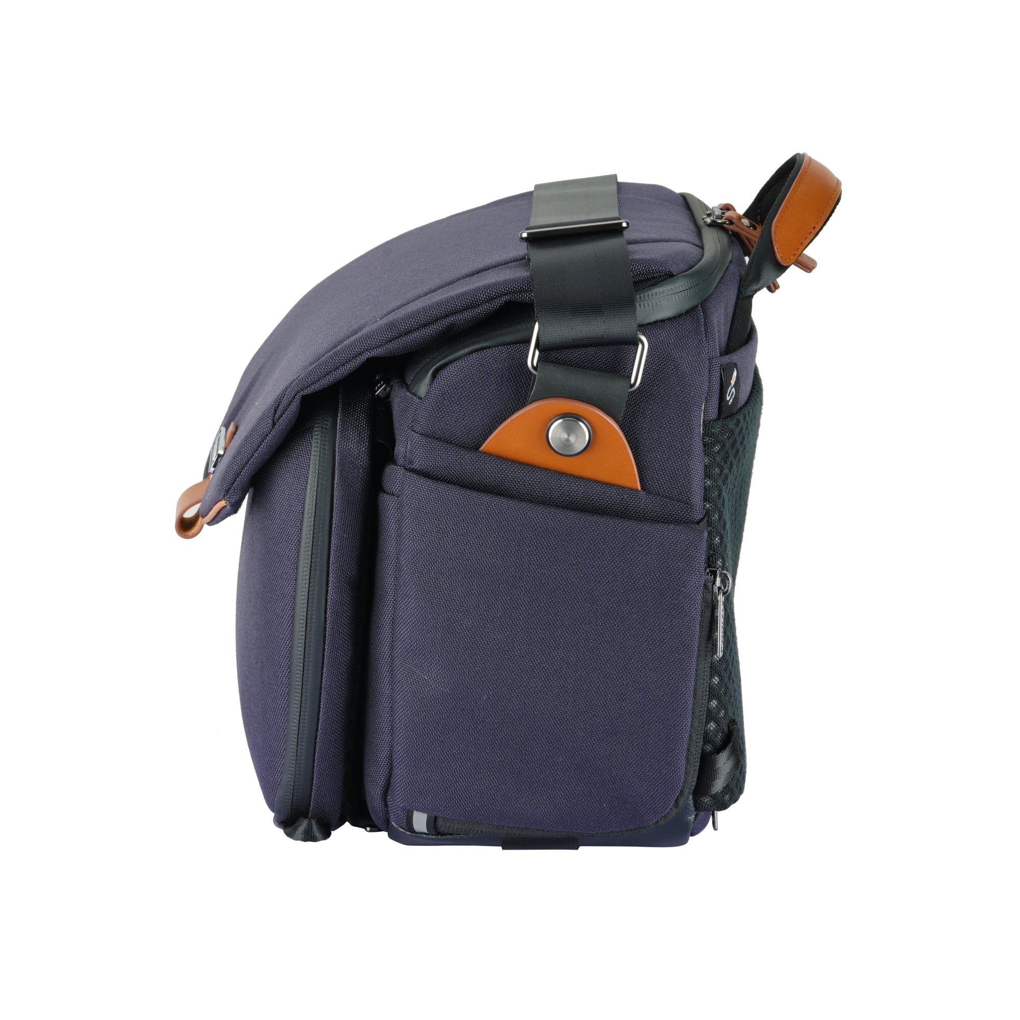 VEO CITY S36 Camera Shoulder Bag with Pouch - Navy Blue Waterproof DSLR Camera Case for Travel & Outdoor Photography - Perfect for Photographers, Hiking & Adventure