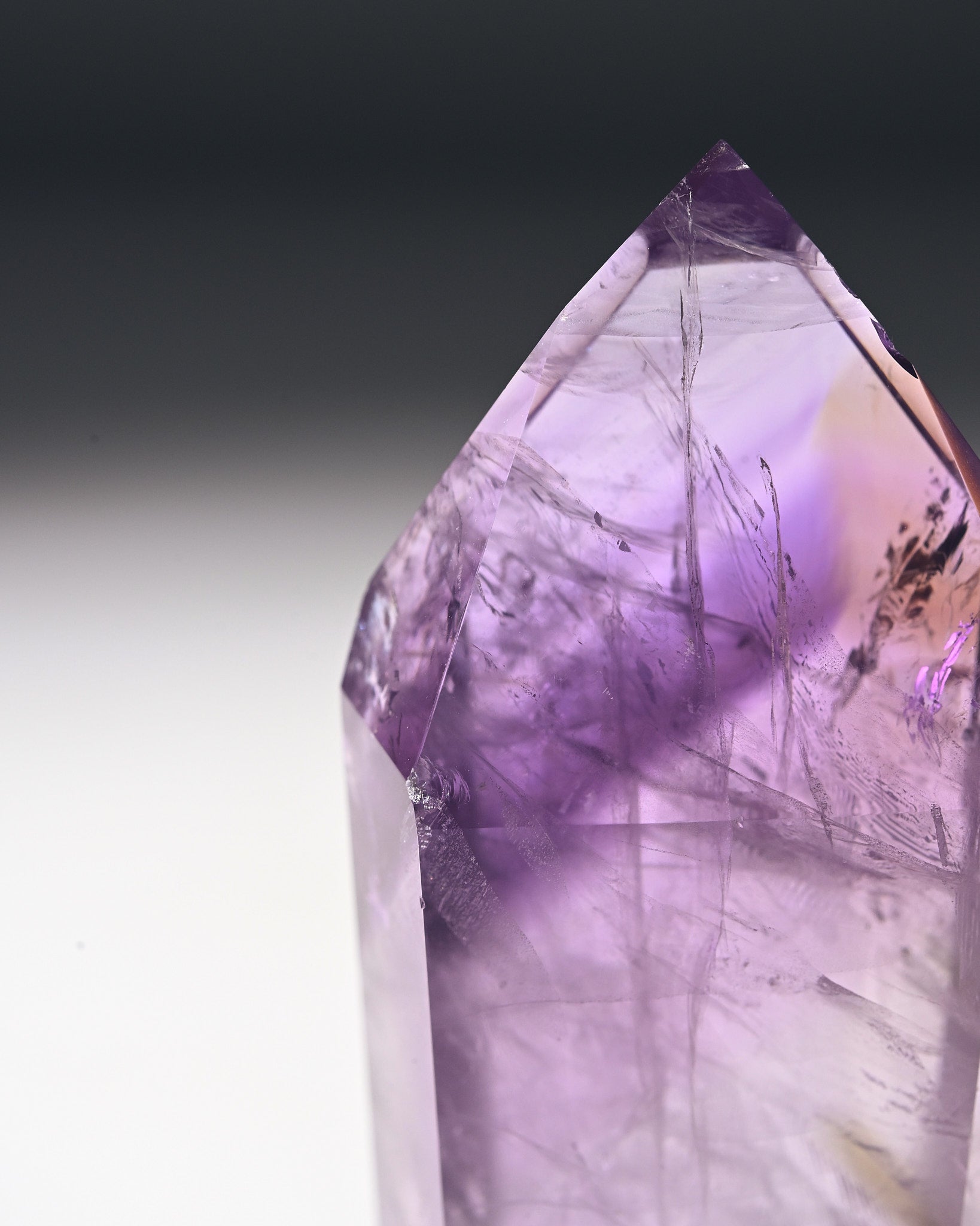 2.5 Inch Natural Amethyst Phantom Tower - Healing Crystal for Meditation, Reiki, and Home Decor | Spiritual Energy Stone for Chakra Balancing & Positive Vibes