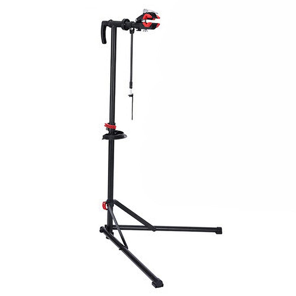 Adjustable Steel Bike Repair Stand with Tool Tray - Professional Bike Workstand for 20-29