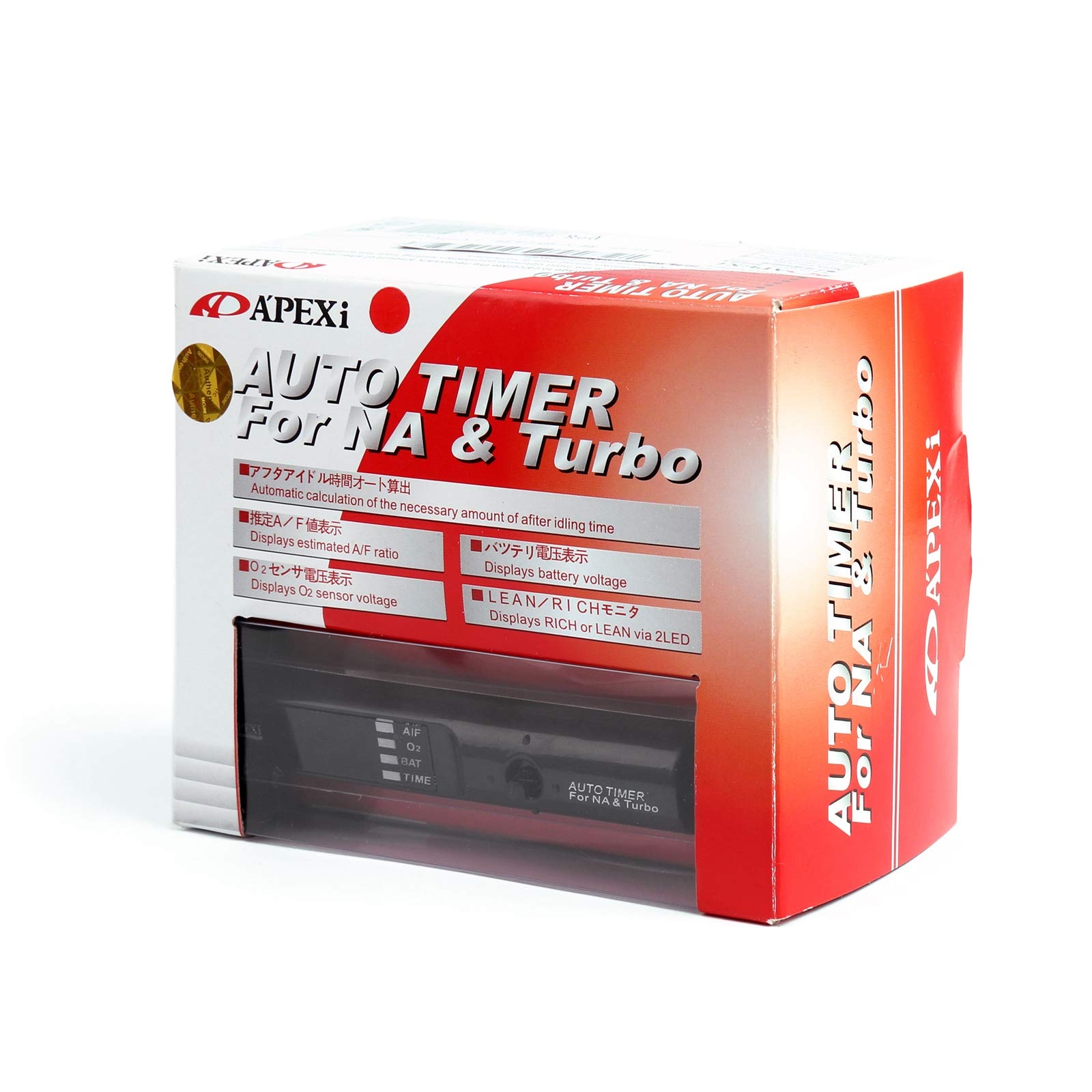 Bruce & Shark Turbo Timer - Apexi Universal Turbo Timer with LED Digital Display (Red) - Engine Protection & Performance Control for JDM Cars - Perfect for Racing, Drifting & Turbocharged Vehicles