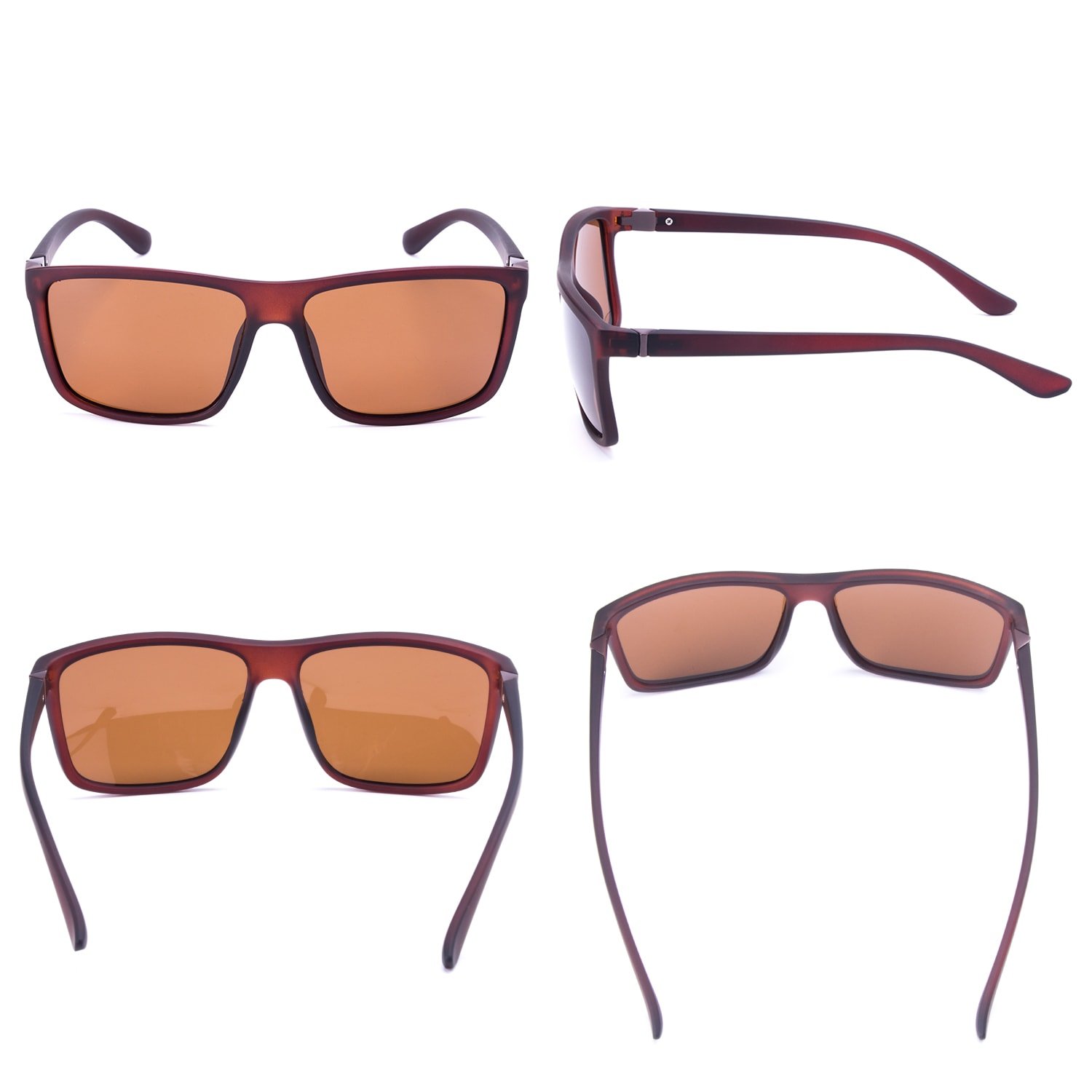 NIEEPA Men's Polarized Sports Sunglasses UV Protection Square Frame NP1007 - Perfect for Running, Cycling & Outdoor Activities