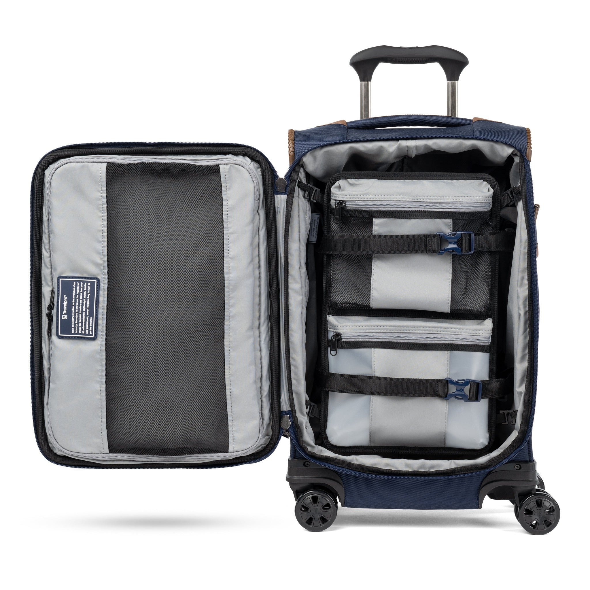 Travelpro Crew Classic Compact Expandable Spinner Carry On Luggage - Lightweight Suitcase for International Travel, Business Trips & Weekend Getaways