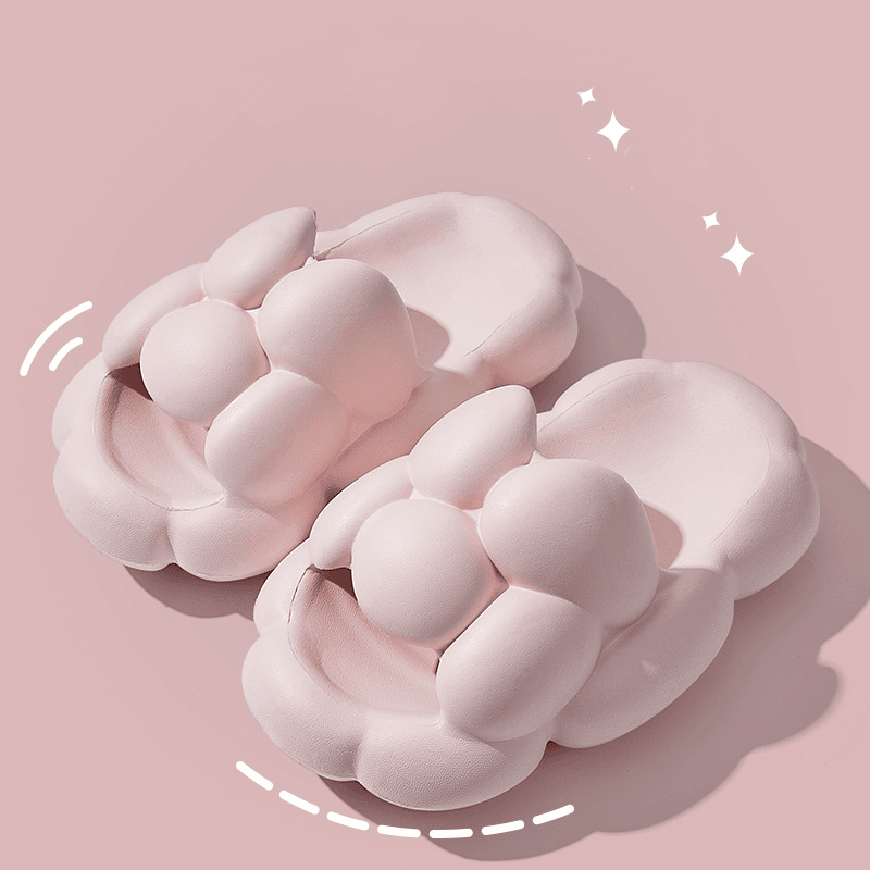 Puffy Comfy Cloud Slippers - Ultra Soft & Cozy House Shoes for Women & Men - Perfect for Indoor Relaxation, Lounging & Spa Days