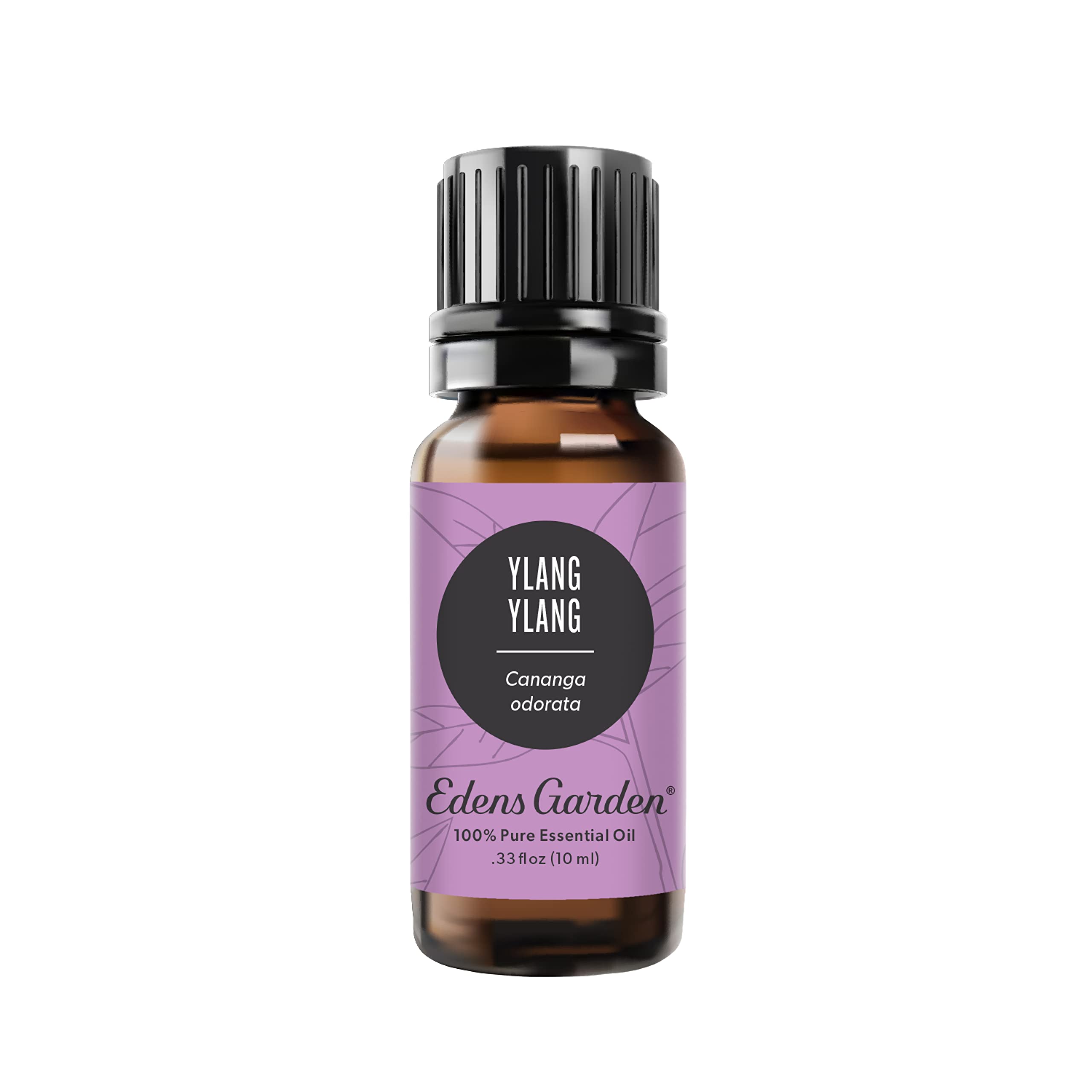 Edens Garden Ylang Ylang Essential Oil - 100% Pure Undiluted Therapeutic Grade for Aromatherapy, Diffusers, Skin Care & Relaxation | Natural Fragrance Oil for Massage, Candles & DIY Beauty (10ml/0.33 fl oz) | Perfect for Stress Relief, Spa Days & Home Scenting