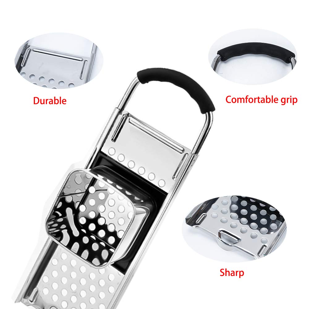 Premium Stainless Steel Spaetzle Maker - German Noodle & Dumpling Press with Ergonomic Handle | Dishwasher Safe | Perfect for Homemade Pasta, European Cuisine & Comfort Food Cooking