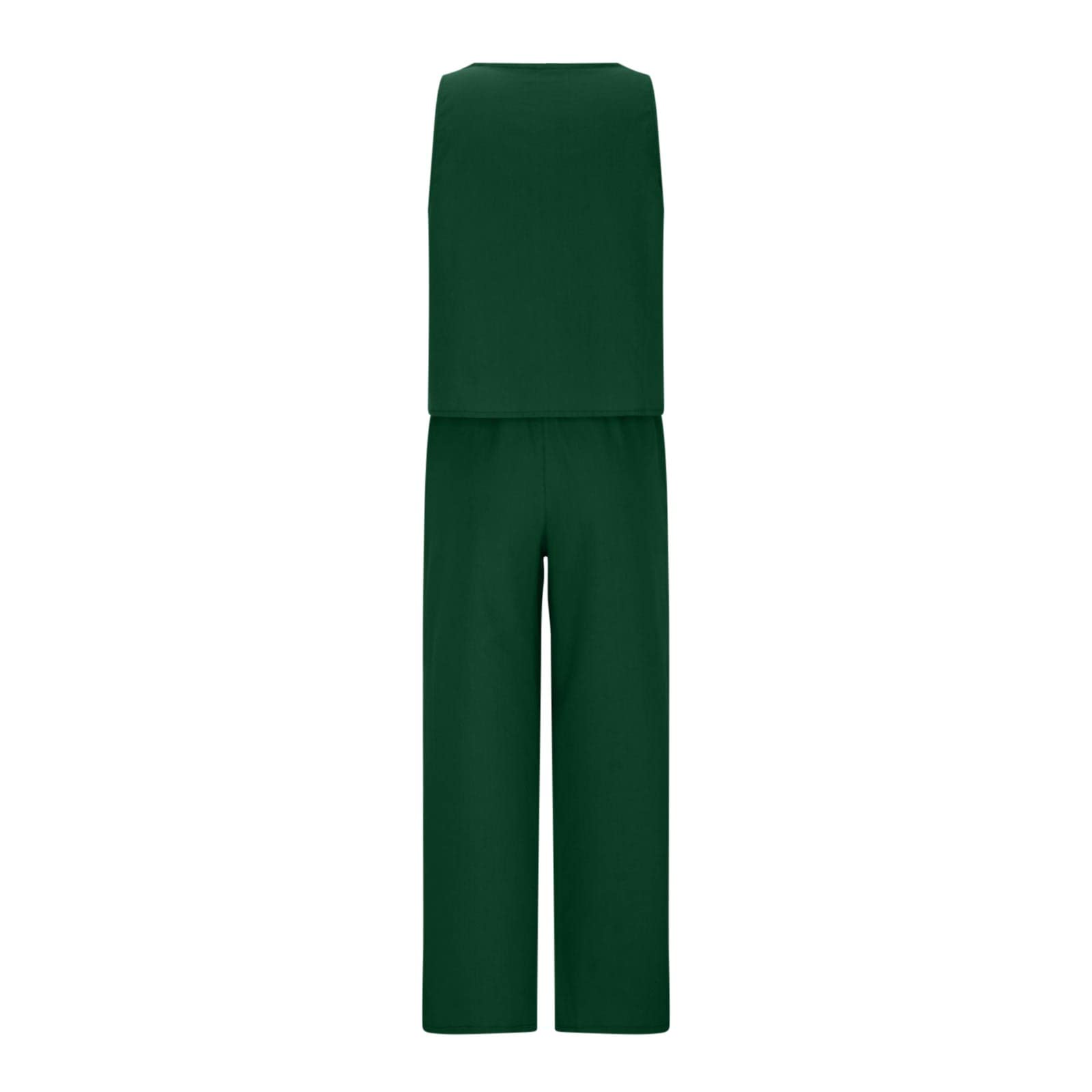 Women's 2-Piece Outfit Set - Red Palazzo Pants & Long Sleeve Cotton Top - Elegant Fall Fashion for Plus Size Women | Perfect for Office Wear, Date Nights & Casual Outings