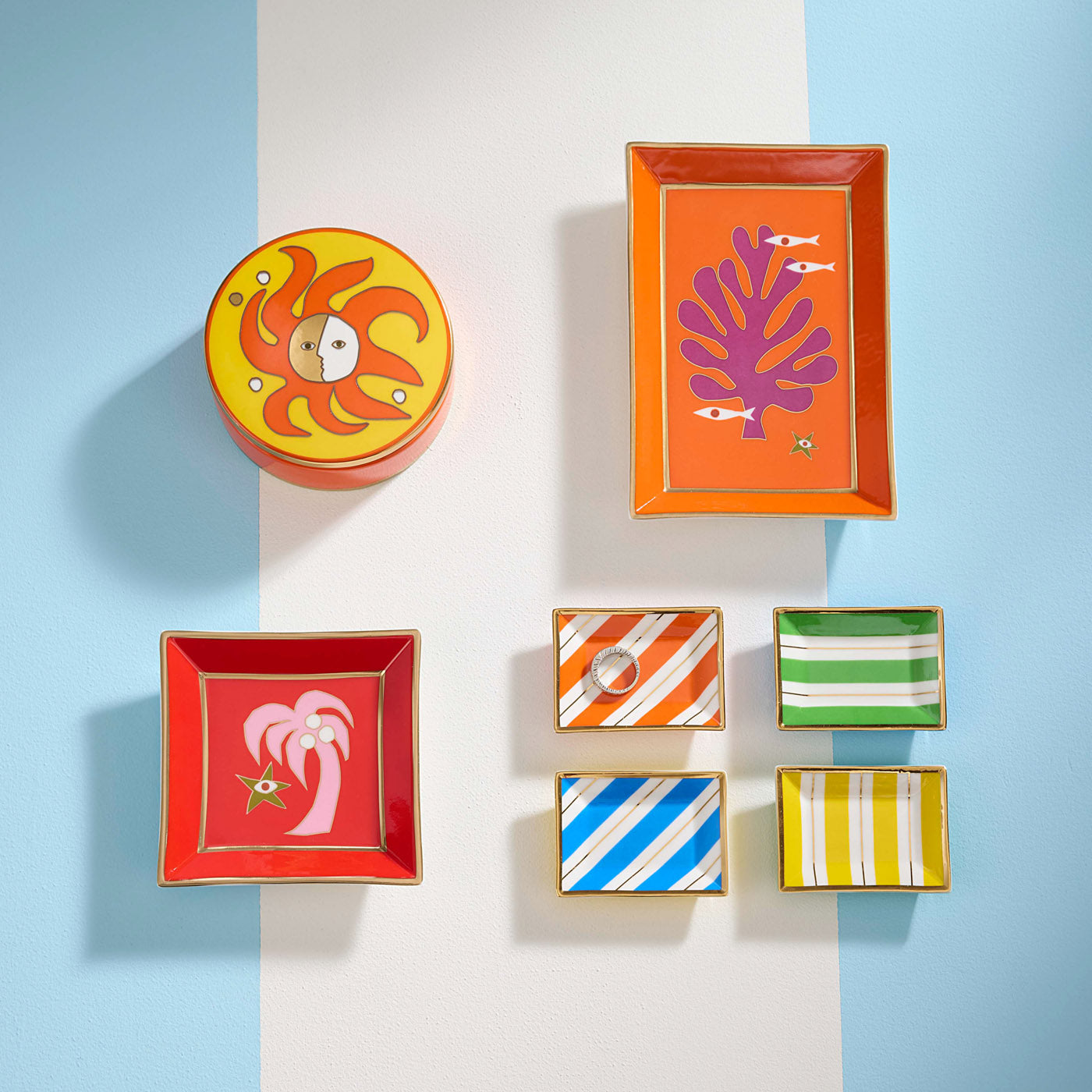 Playful Round Storage Box - Decorative Organizer for Home, Office & Kids' Room | Perfect for Toys, Crafts & Small Items