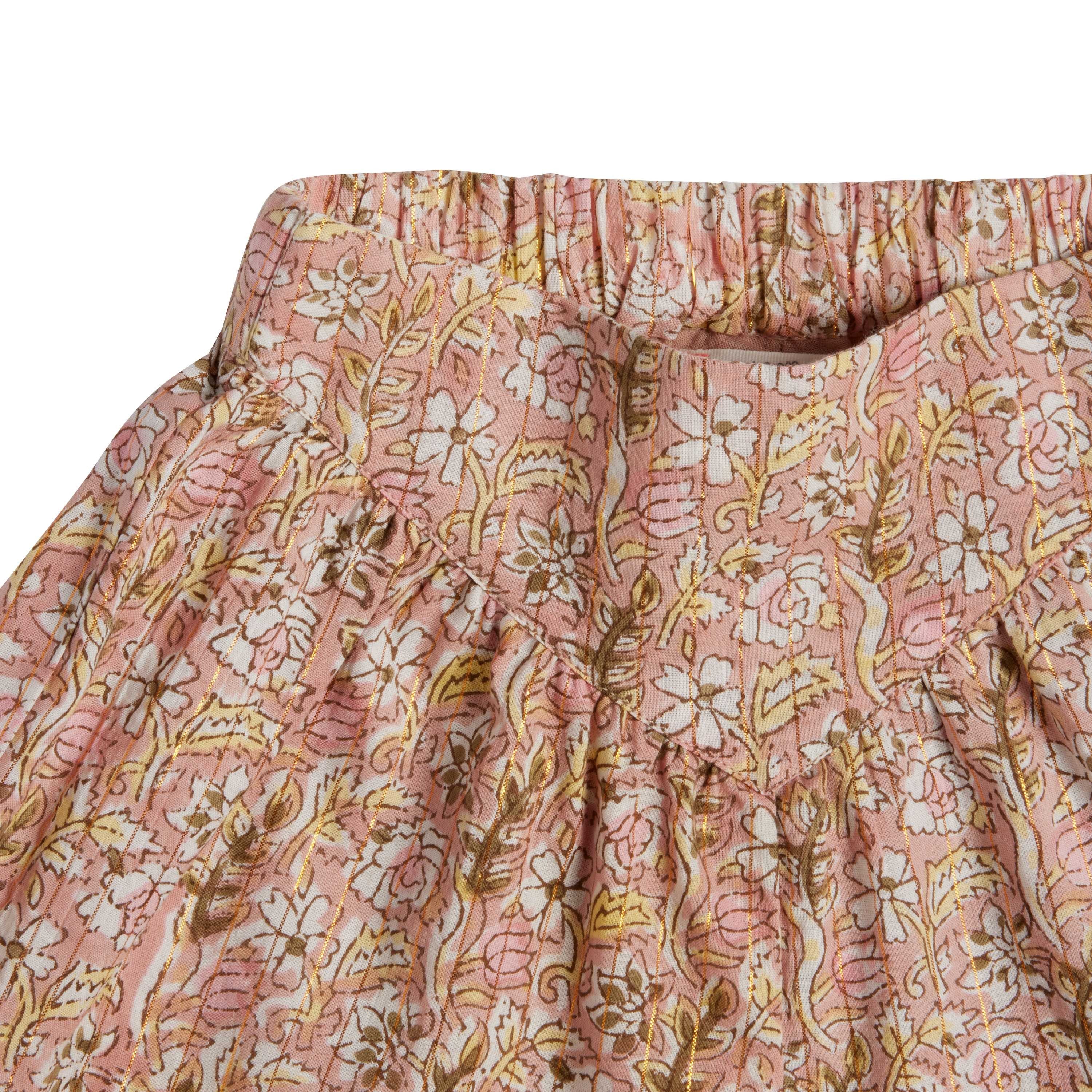 Bonheur du Jour Paris Judith Baby & Girl Blouse in Rose Pink - Elegant French Style Blouse for Special Occasions & Photo Shoots