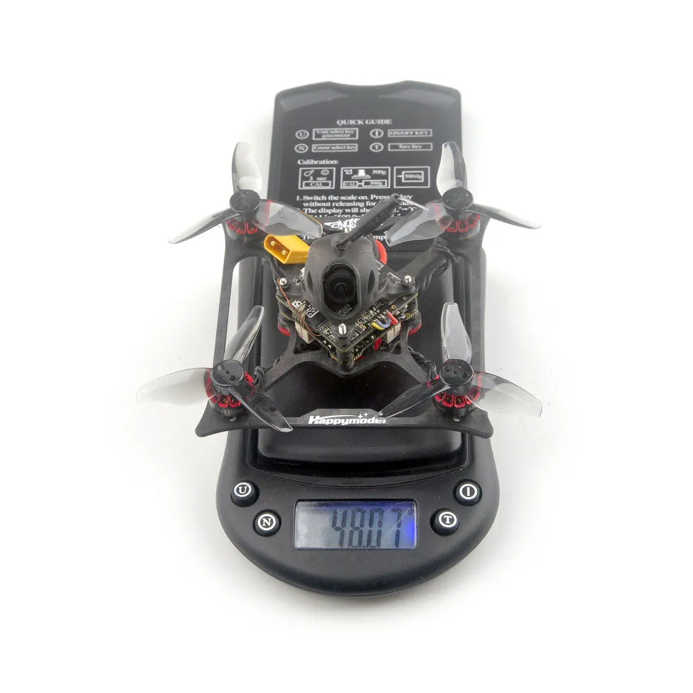 Happymodel Bassline Digital HD 2S Toothpick FPV Drone with Built-in Walksnail/HDZERO VTX - Lightweight Racing Drone for Indoor/Outdoor FPV Flying and Aerial Photography