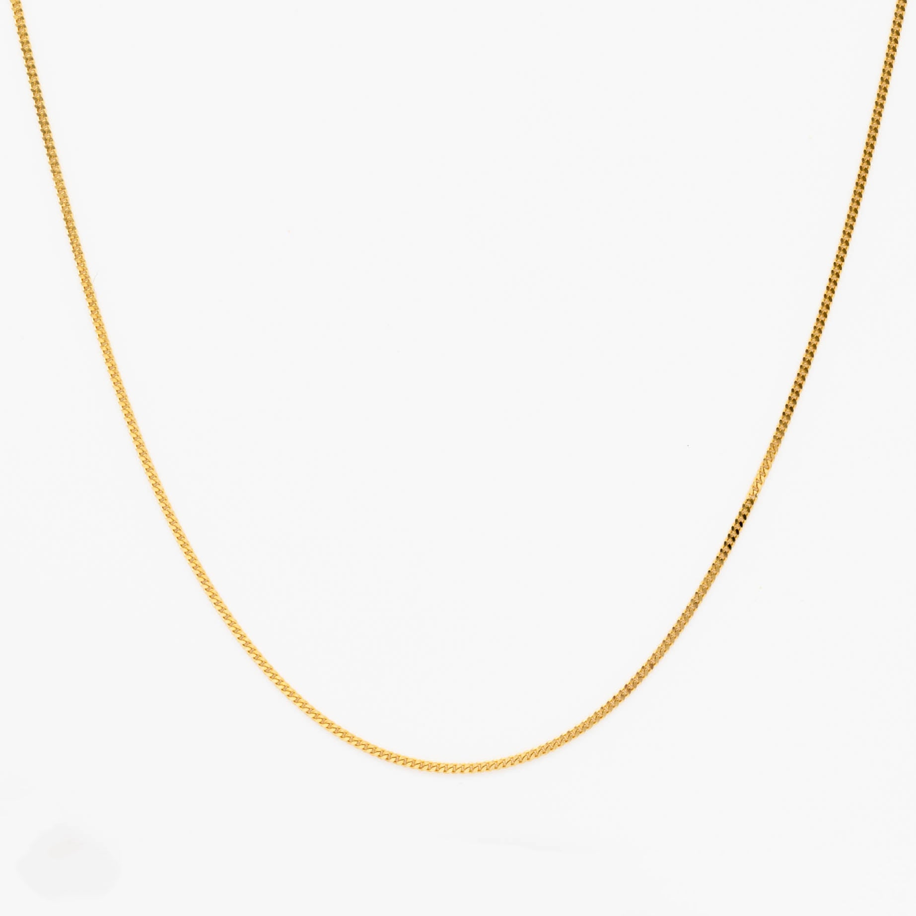 Baby Cuban Chain Necklace for Women & Men - 14K Gold Plated Stainless Steel Choker - Perfect for Gifts, Layering & Everyday Fashion